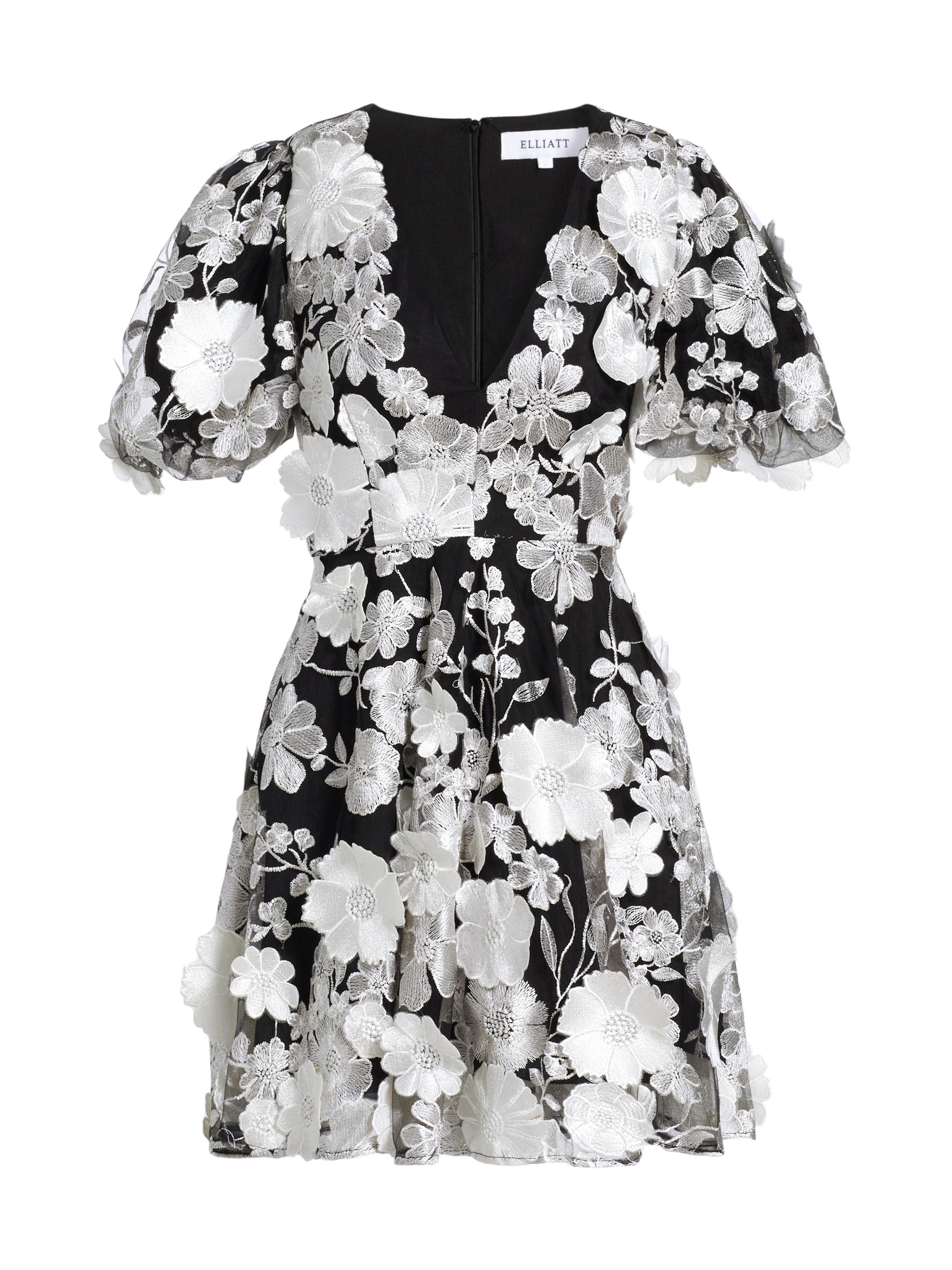 Elliatt Women's Elevated Classics Selene Minidress - Black White