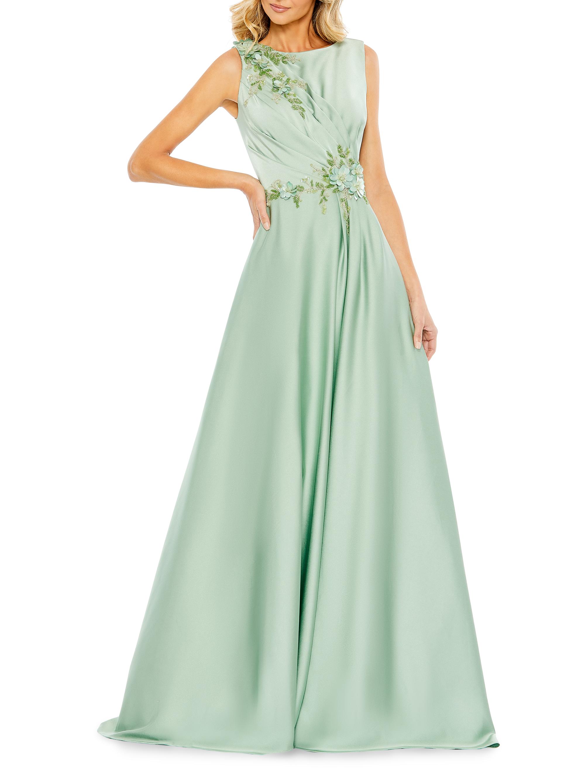 slim fit dress slacks Olive Green Bridal Mother's Dress A-Line Ankle-Length Mother of The Groom Gowns for Women One Shoulder Wedding Guest Dresses