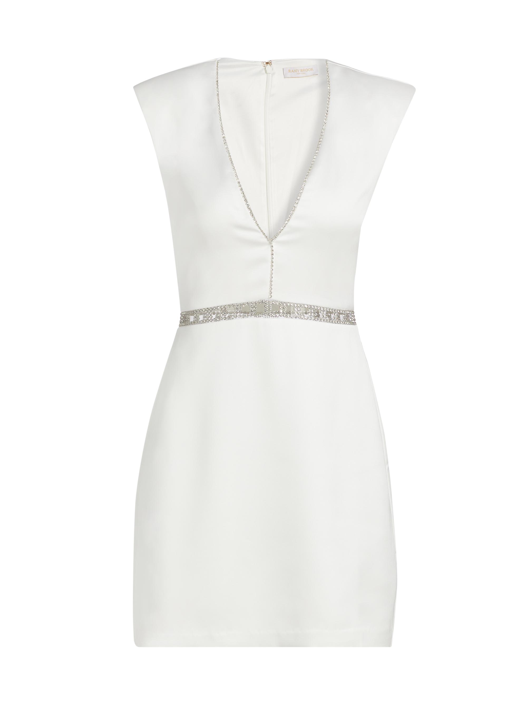 Ramy Brook Women's Teigan Satin Embellished Minidress -