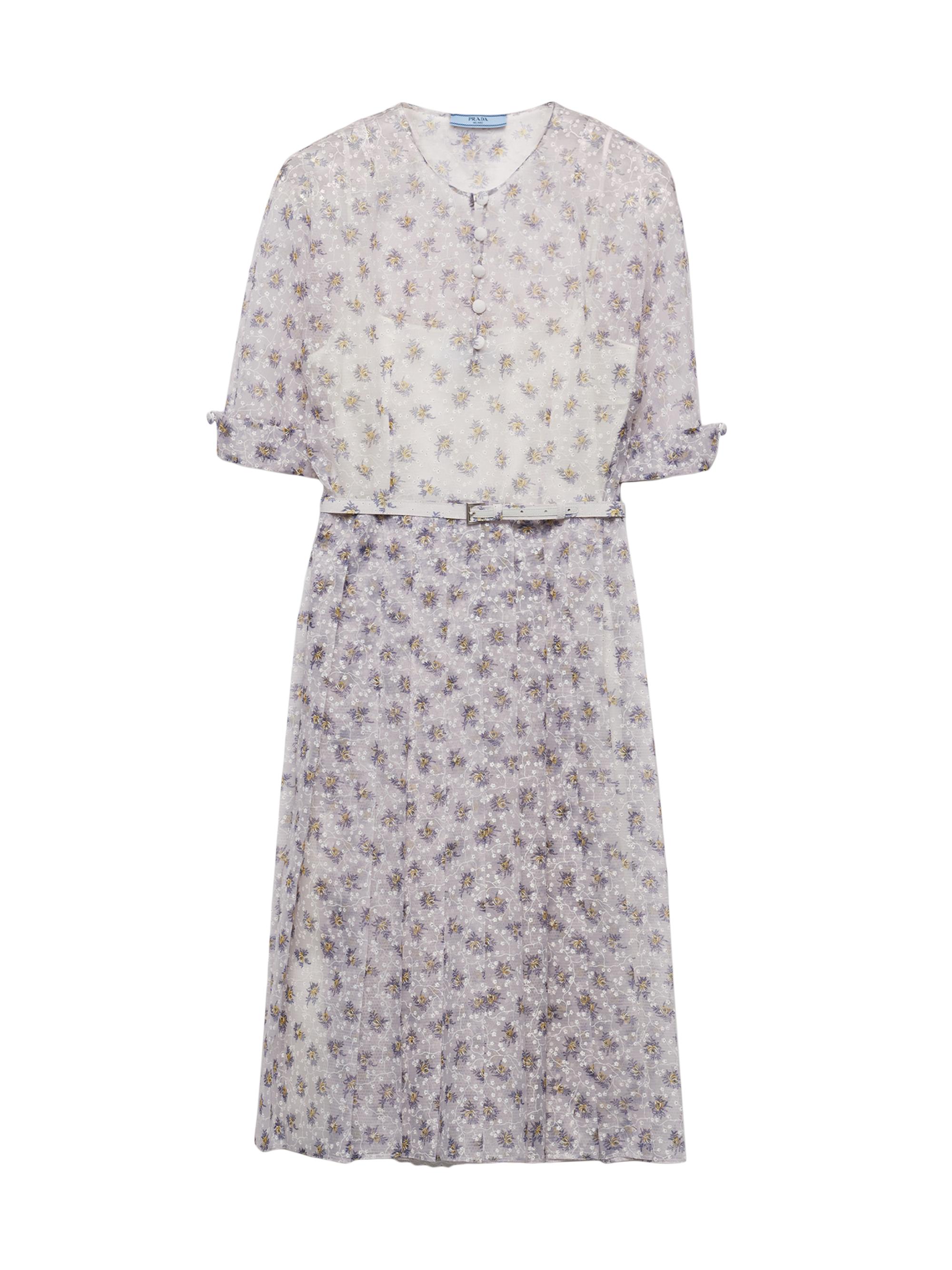 Prada Women's Printed Nylonette Dress