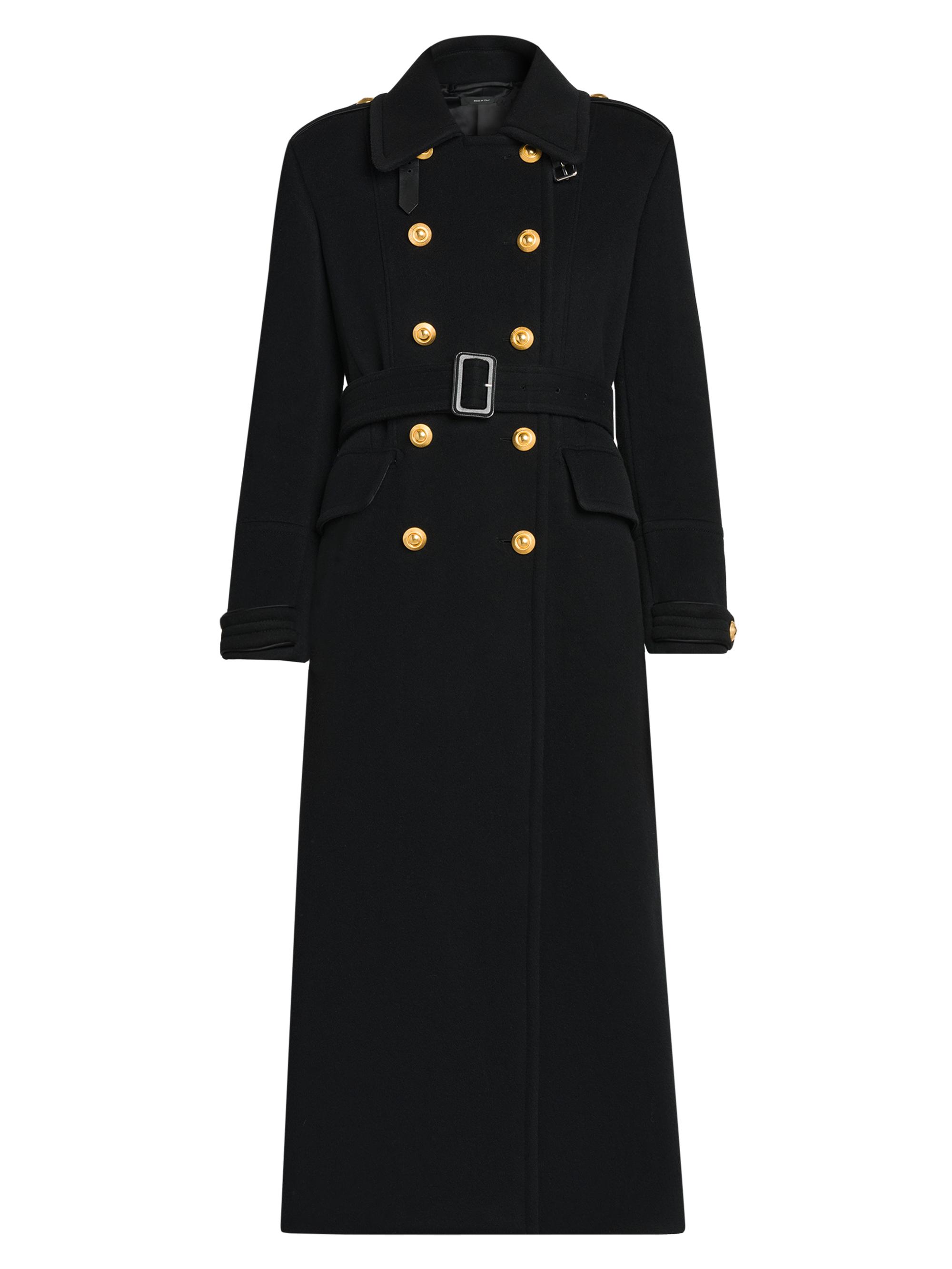 TOM FORD Wool Double-Breasted Belted Coat | Saks Fifth Avenue