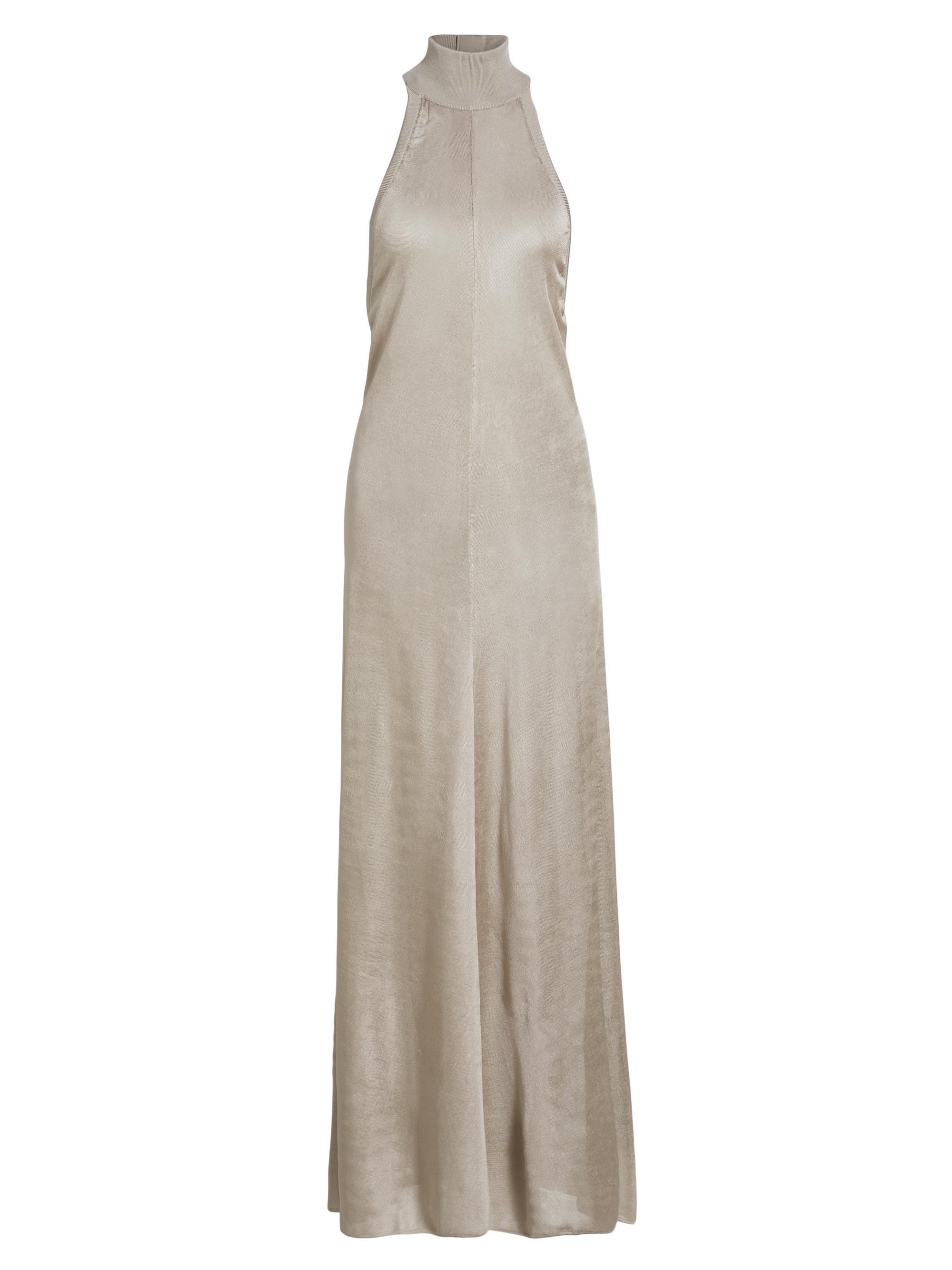 TOM FORD Slinky Button-Back Halter Gown Saks Fifth Avenue