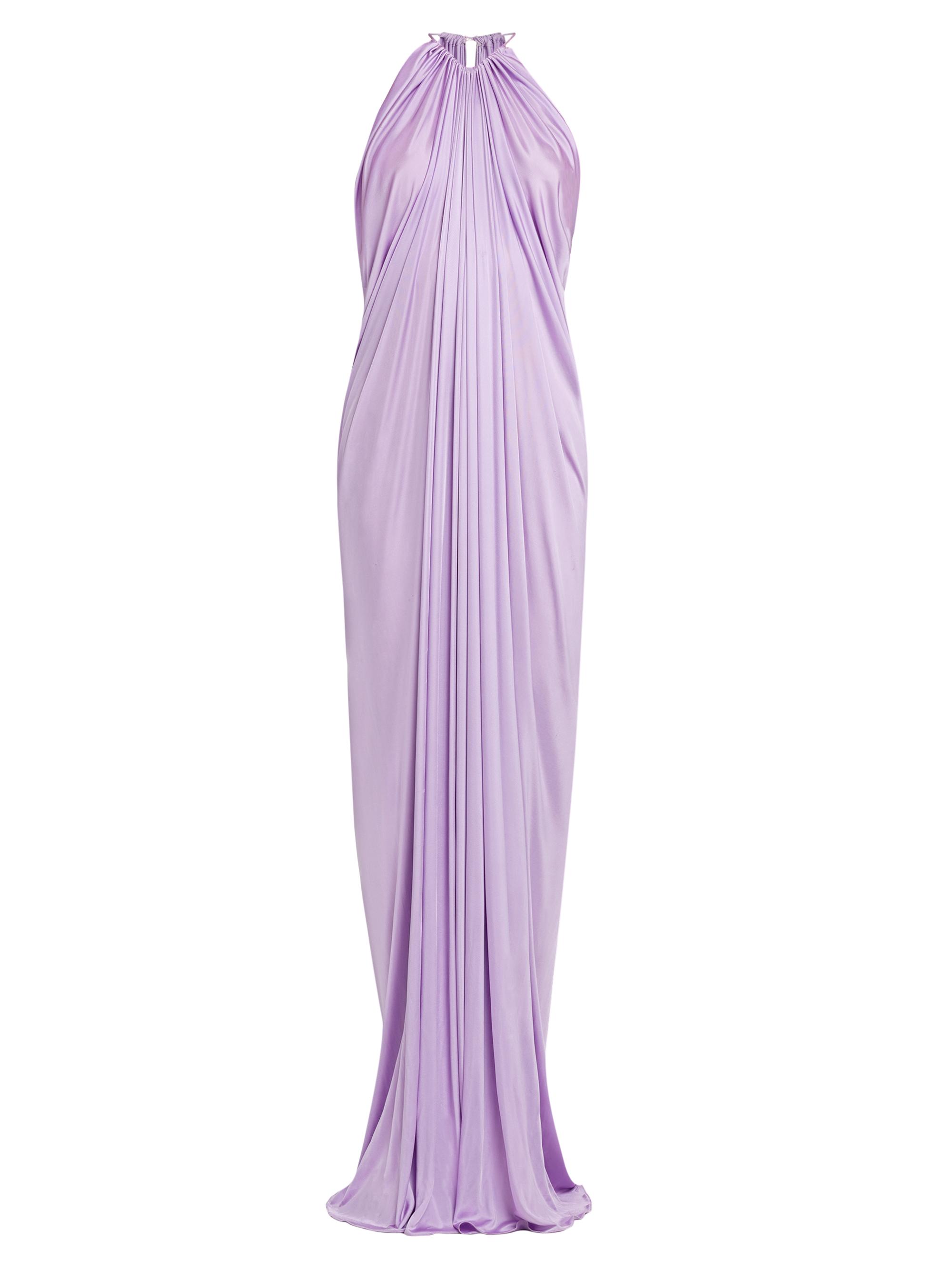 TOM FORD Women's Light Lustrous Halter Gown - Bright Lilac