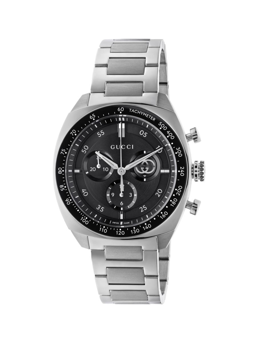 Gucci Interlocking G Stainless Steel Chronograph Watch/41MM | Saks
