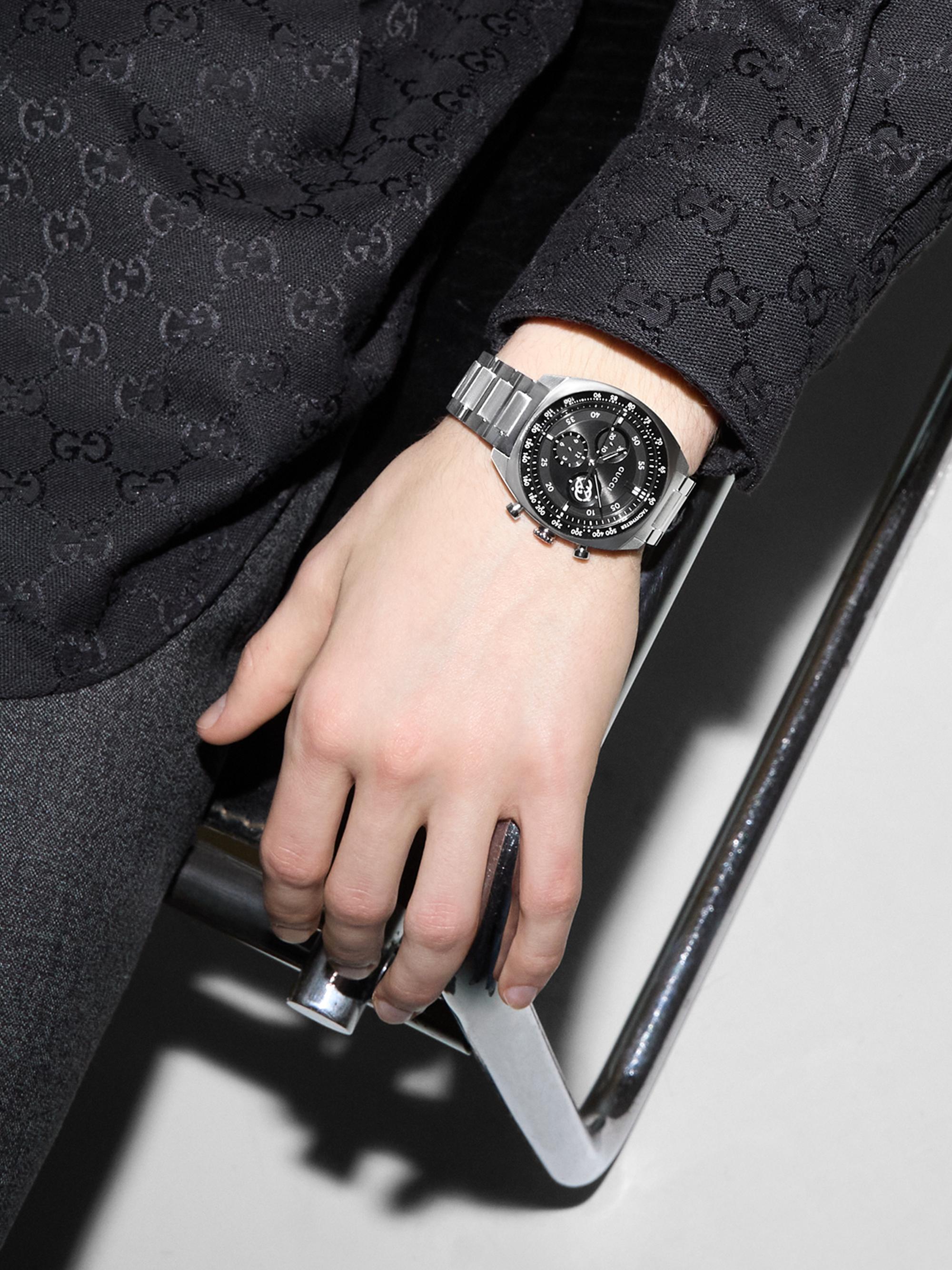 Gucci Interlocking G Stainless Steel Chronograph Watch/41MM | Saks