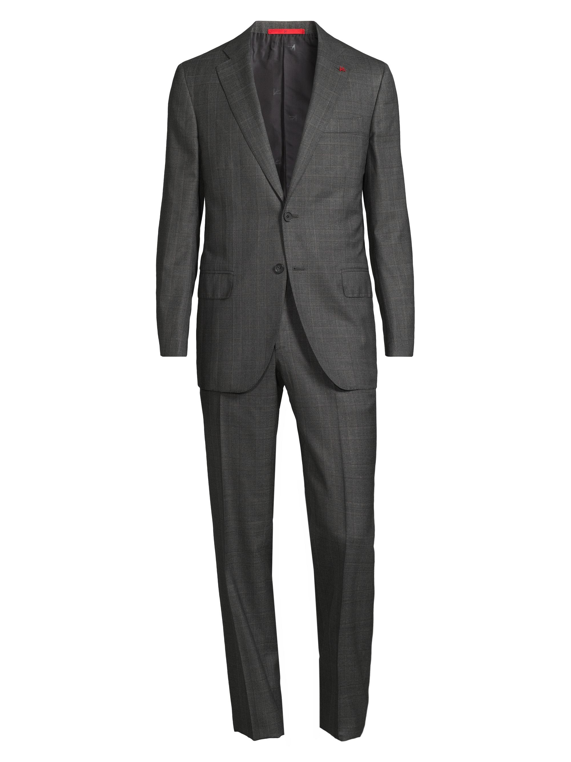 Isaia New Sanita Basic Wool Two-Button Suit | Saks Fifth Avenue