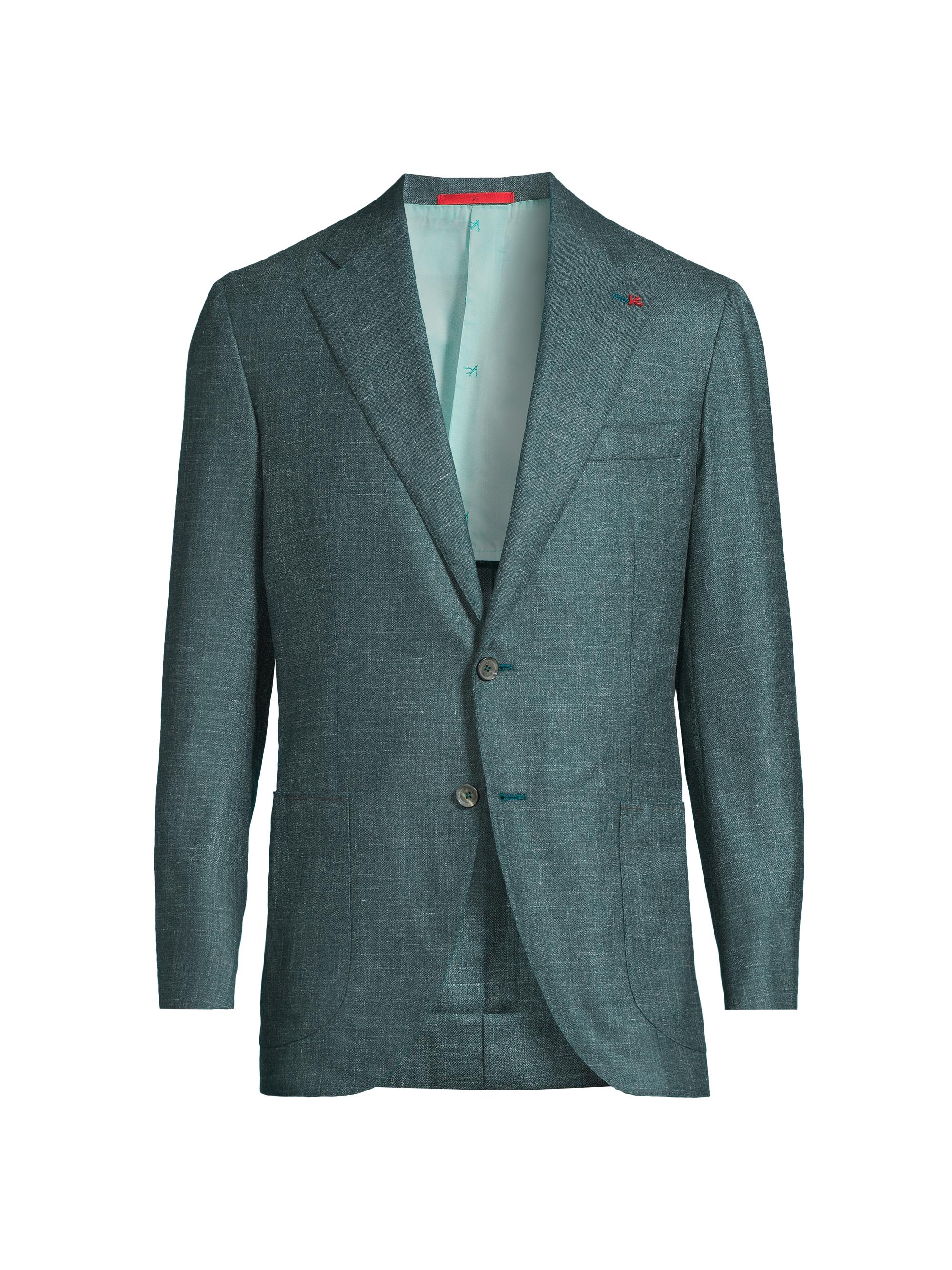 Isaia Sanita Wool-Blend Suit Jacket | Saks Fifth Avenue