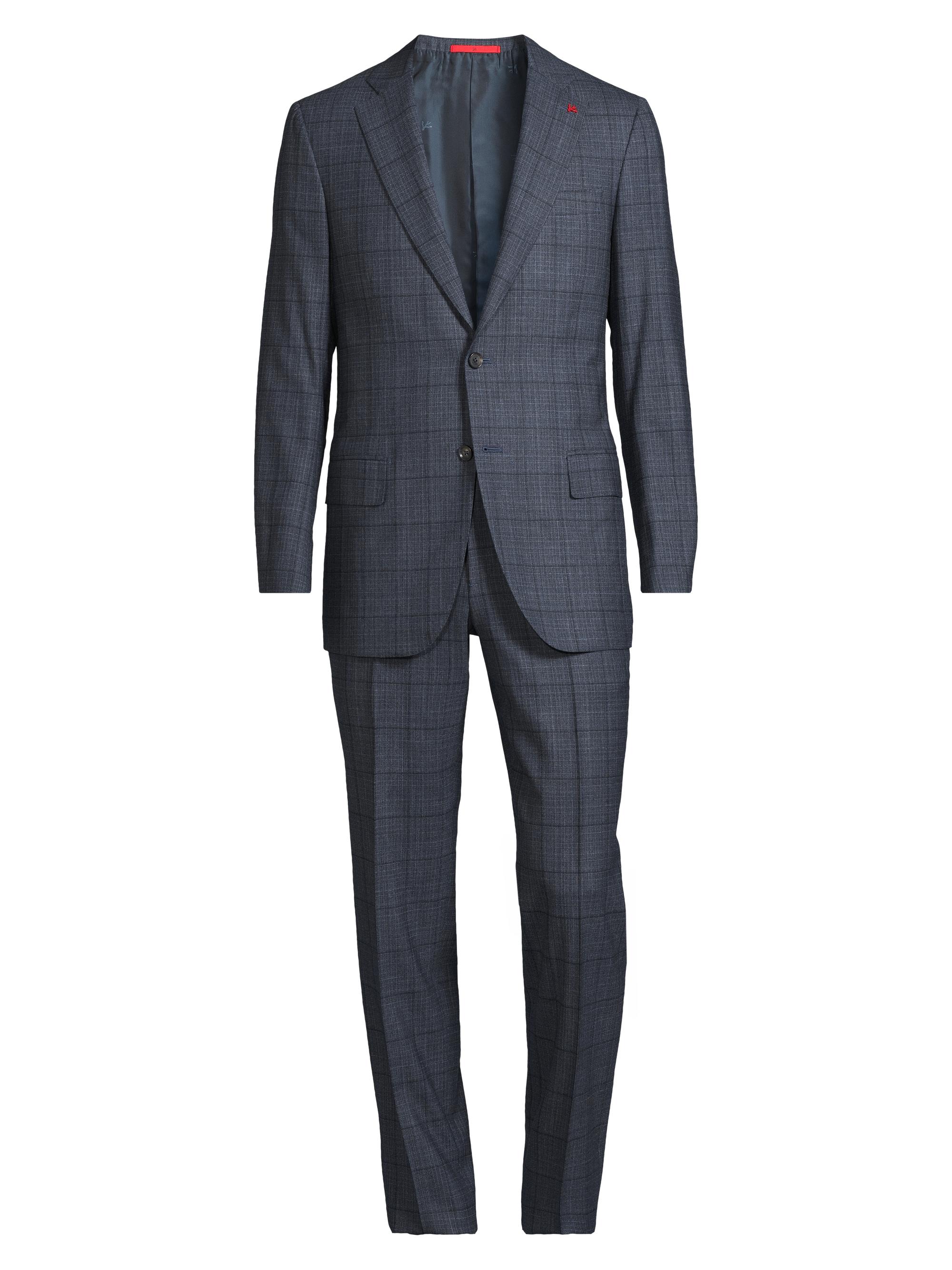 Isaia New Sanita Basic Wool Two-Button Suit | Saks Fifth Avenue