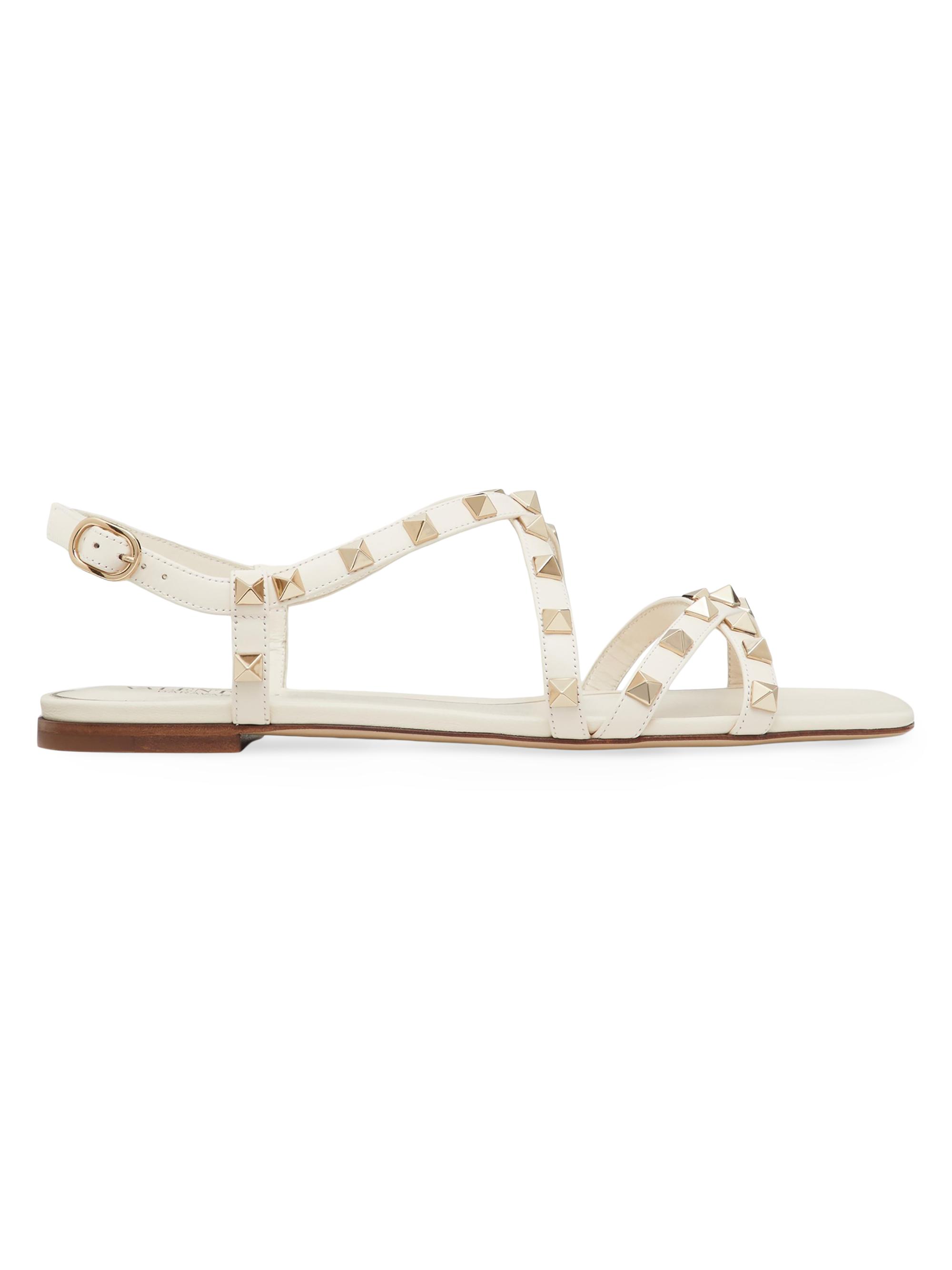 【関税負担】 VALENTINO Rockstud Sandals 0400021398468_LIGHTIVORY?wid=