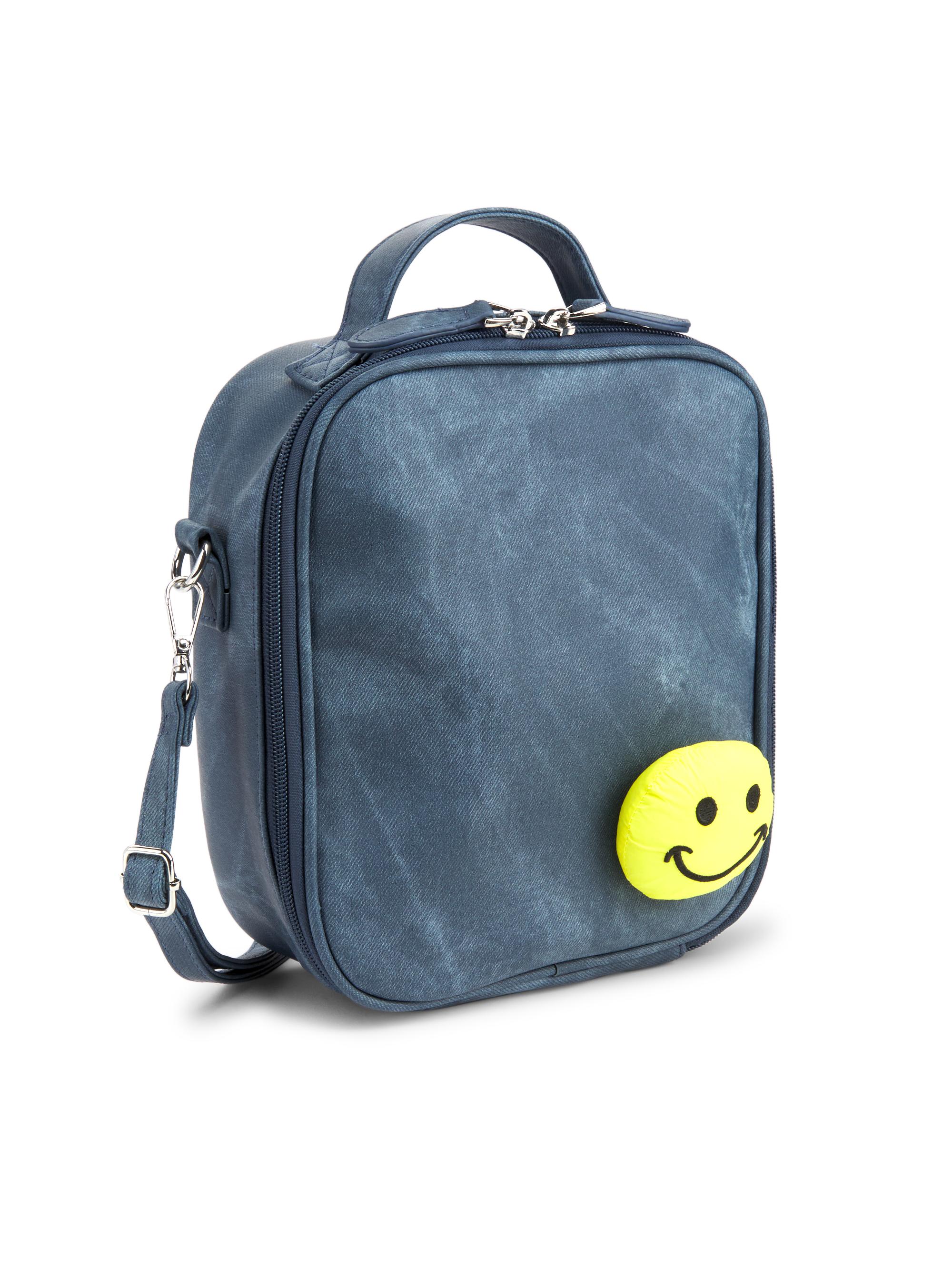 Bari Lynn Kid's Denim Smiley Face Lunch Box | Saks Fifth Avenue