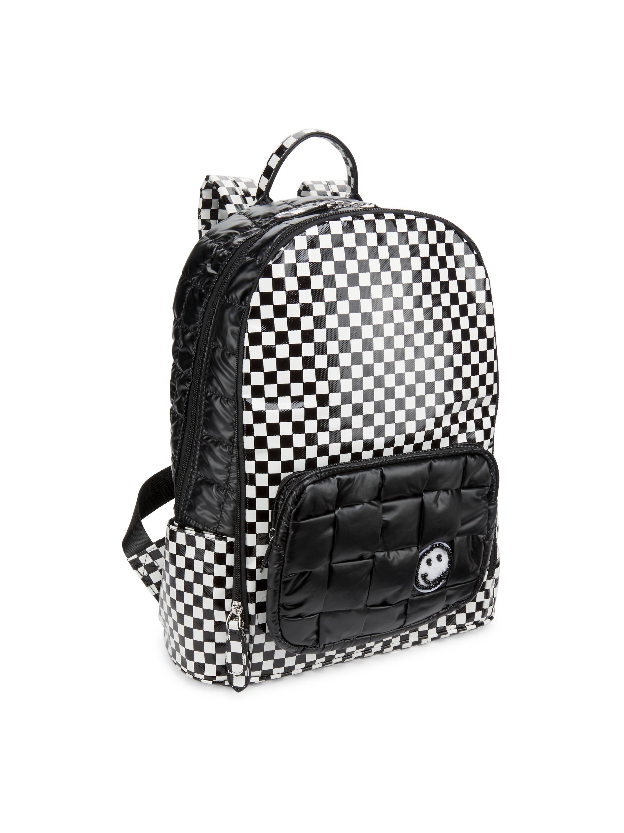 Bari Lynn Kid's Checkered Backpack