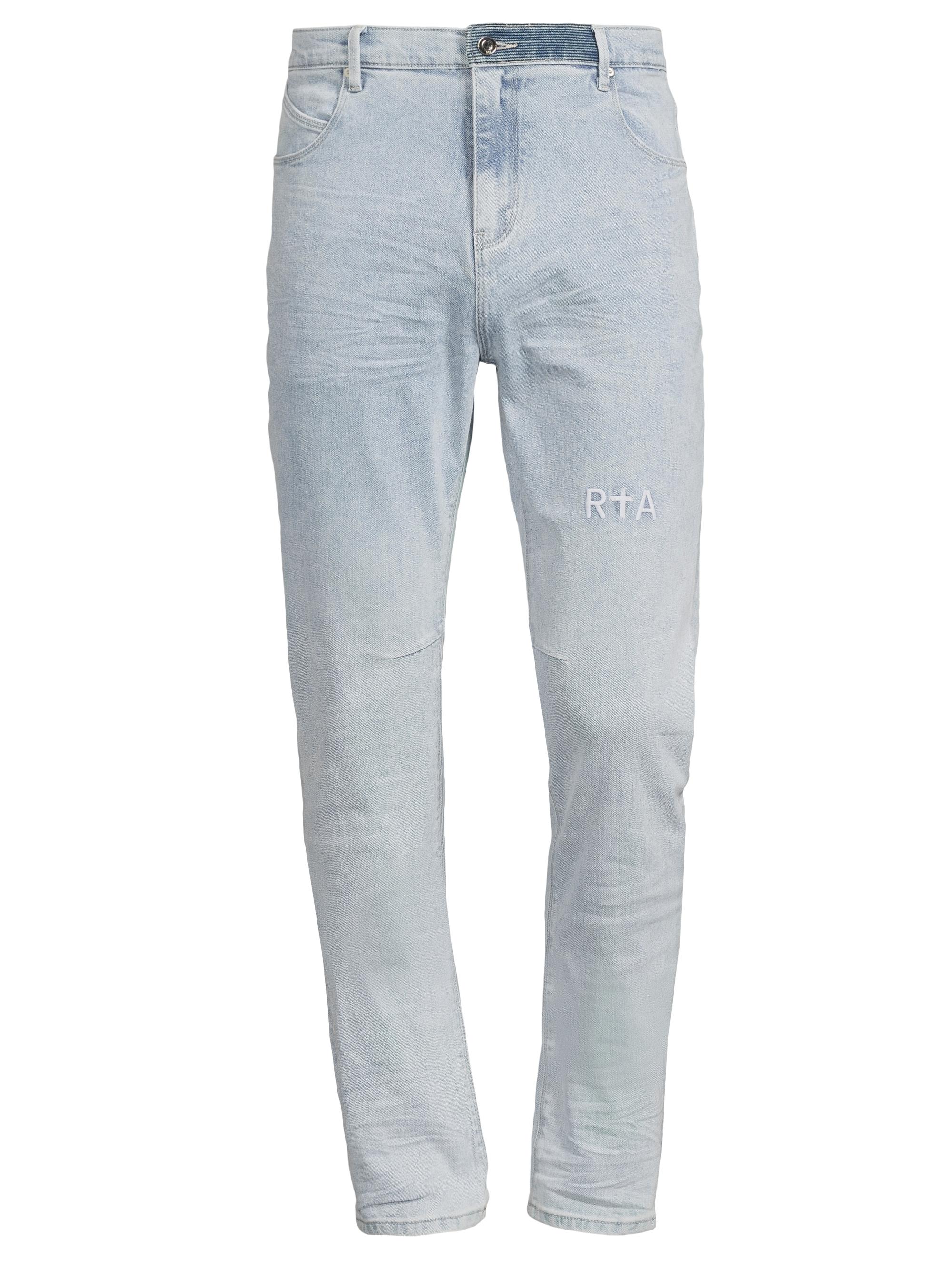 RTA Men's Bryant Stretch Slim-Fit Jeans - Light Wash Small Rta