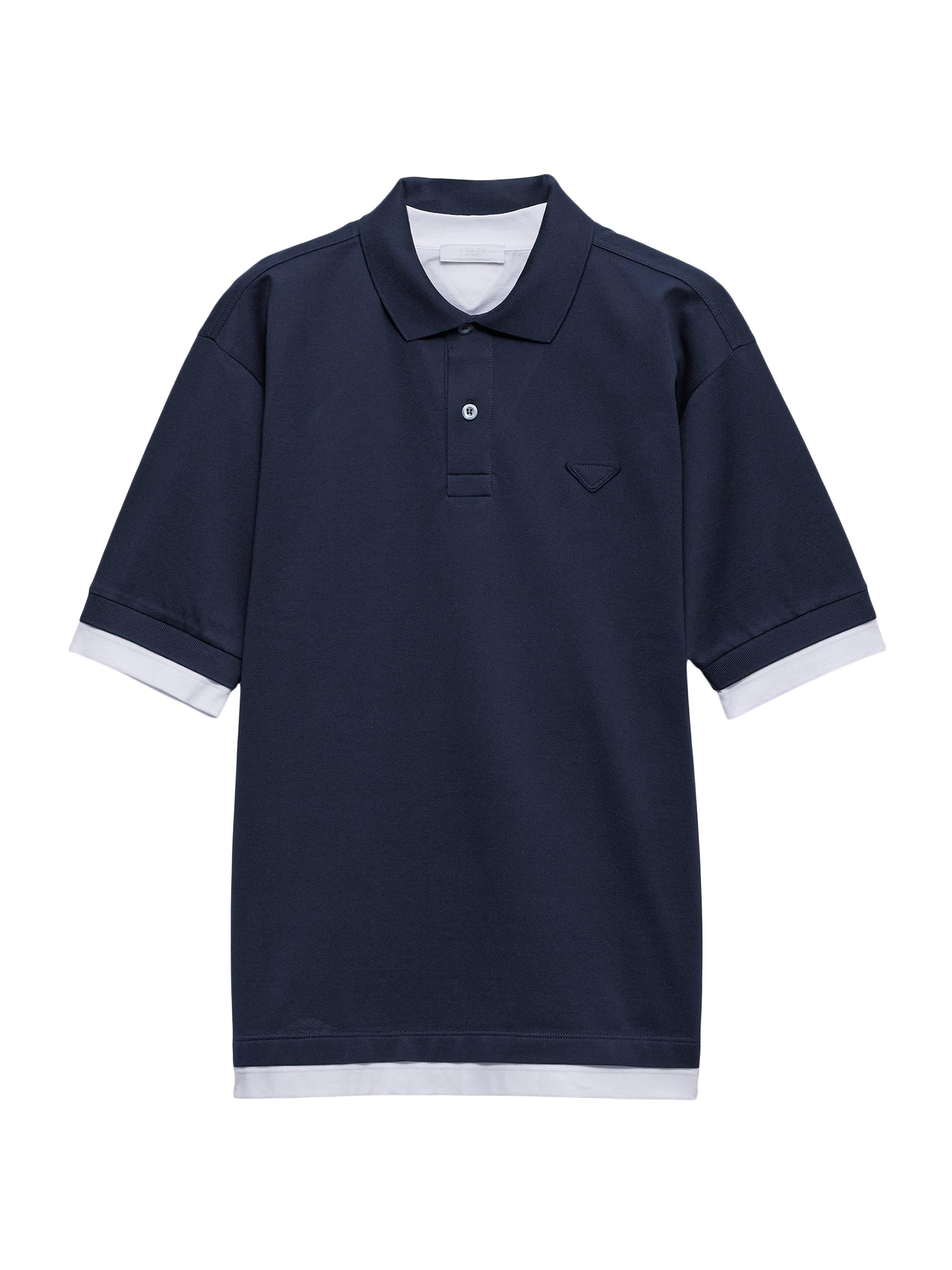 トップス 04ss archive prada design polo shirt Prada Stretch Cotton