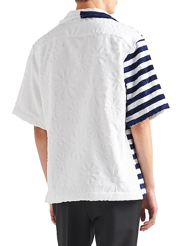 Shop Prada Double Match Heavy Cotton Shirt | Saks Fifth Avenue Shop Prada Double Match Heavy Cotton Shirt | Saks Fifth Avenue