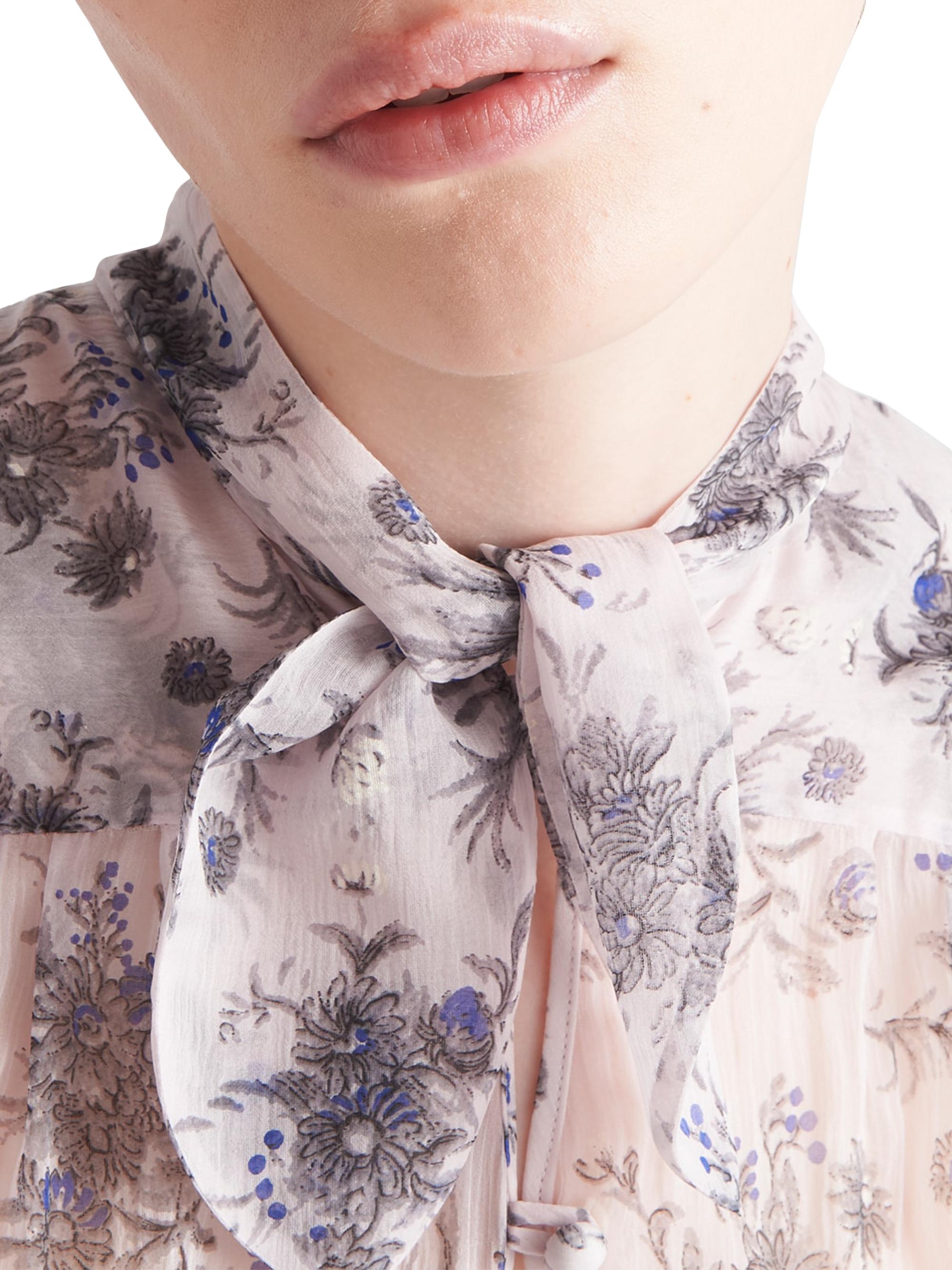 PRADA リッププリント フリル袖チュニック　38サイズ PRADA リッププリント フリル袖チュニック 38サイズ