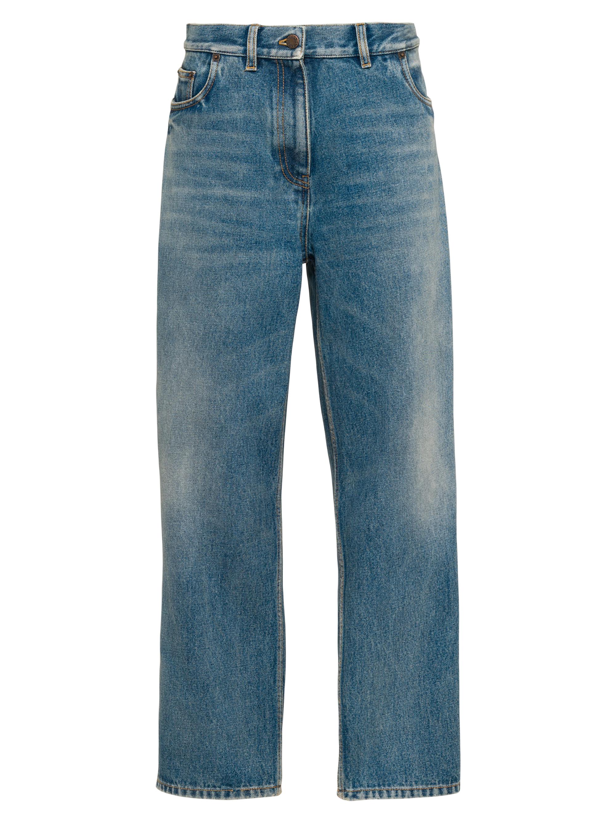 Prada High-Waisted Denim Jeans | Saks Fifth Avenue