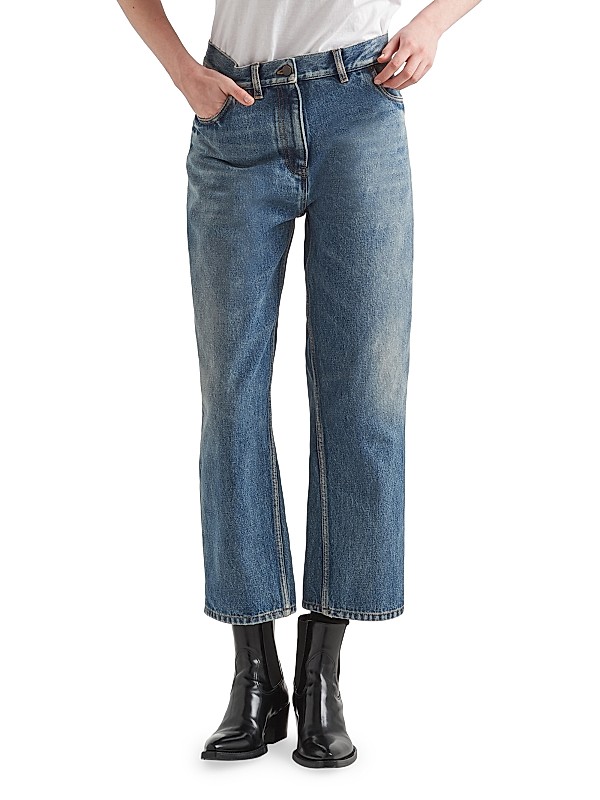 Shop Prada Five-Pocket Denim Jeans | Saks Fifth Avenue Shop Prada Five-Pocket Denim Jeans | Saks Fifth Avenue