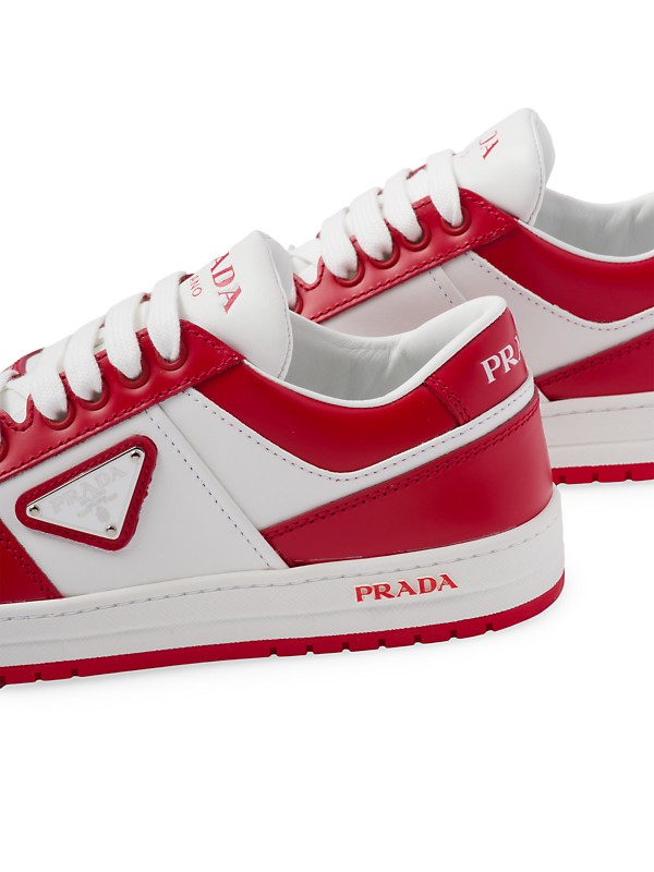 Shop Prada Downtown Leather Sneakers | Saks Fifth Avenue Shop Prada Downtown Leather Sneakers | Saks Fifth Avenue