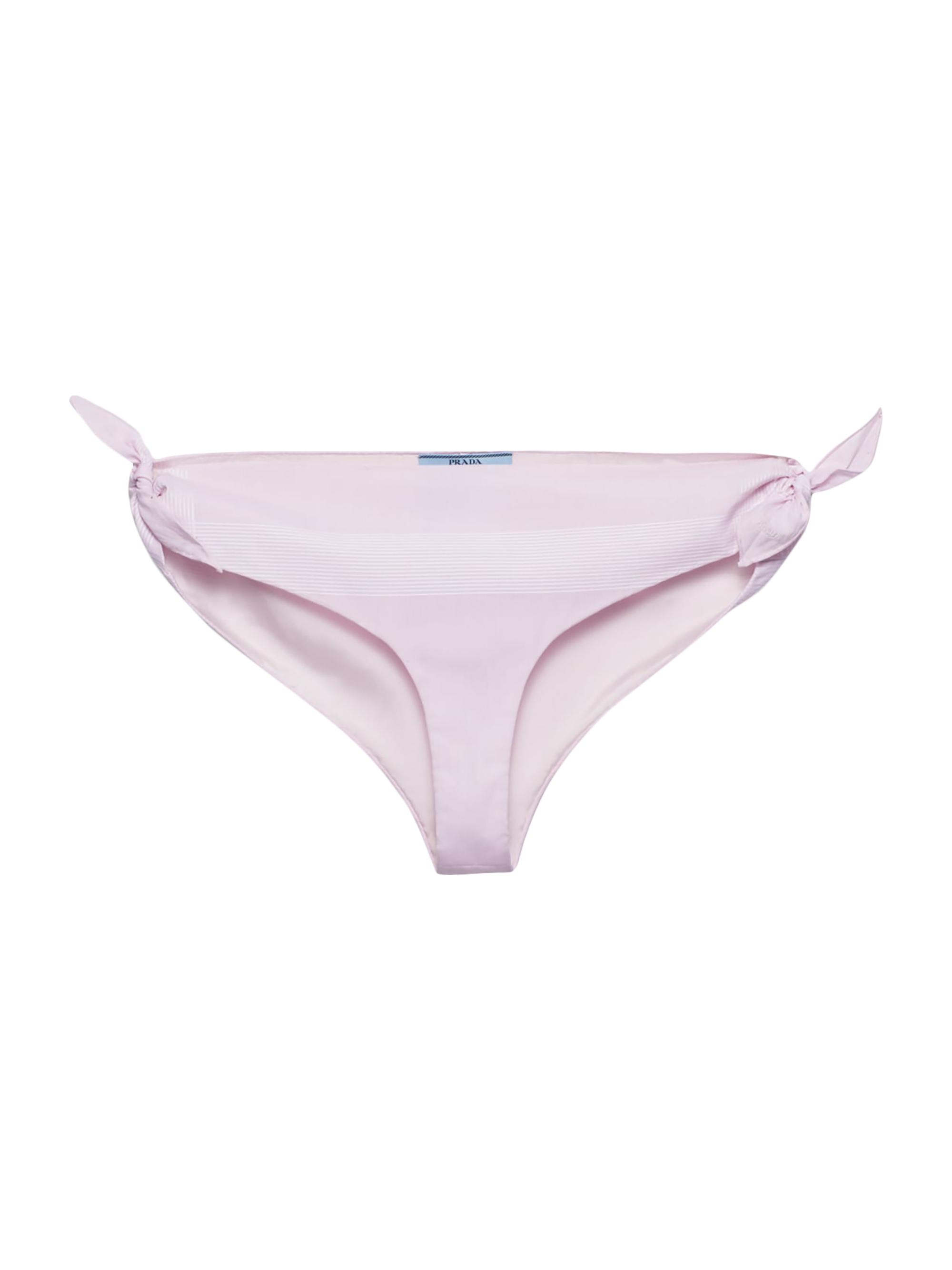 Prada Women's Poplin Bikini Bottom - Pink