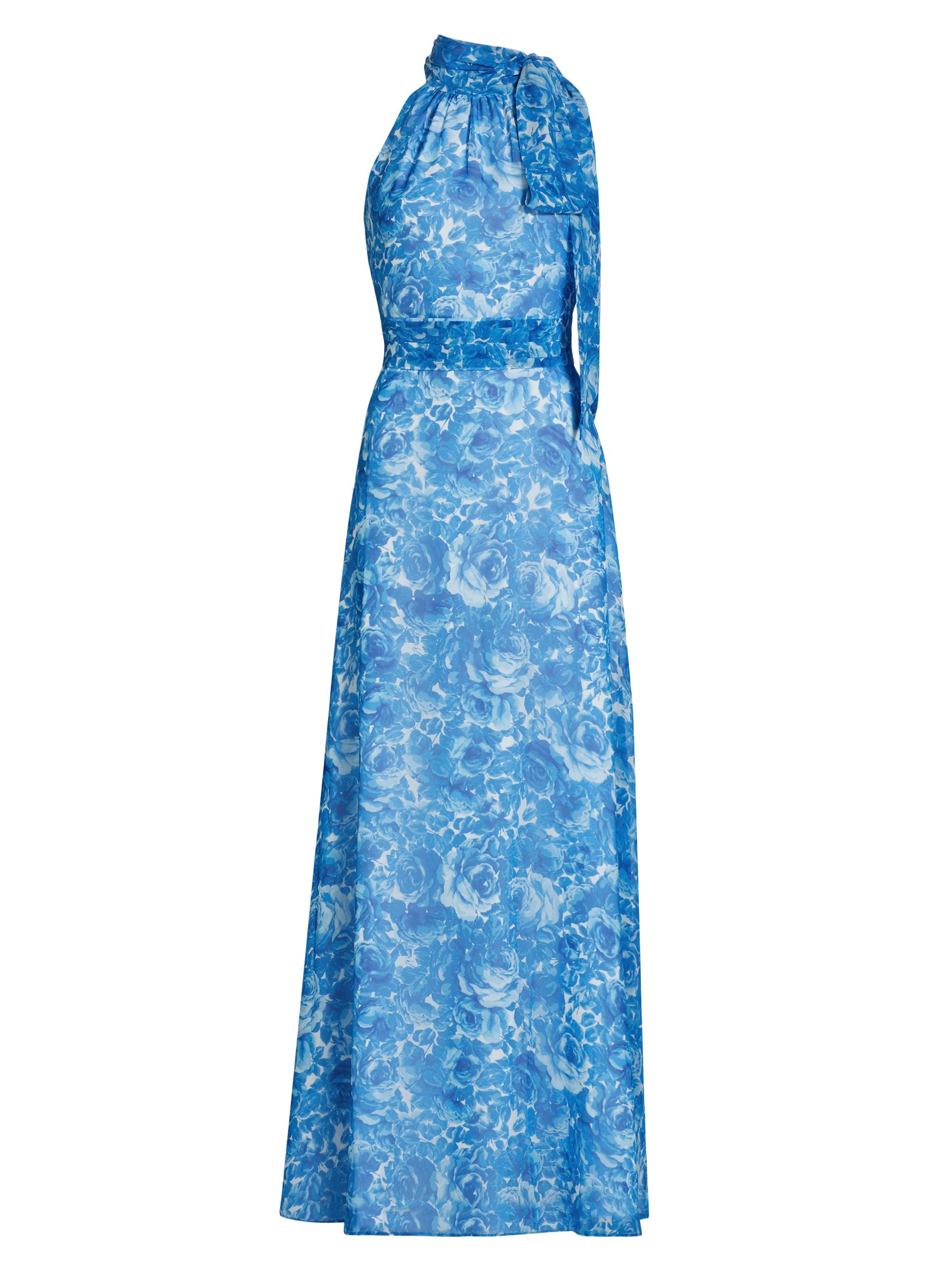 Sachin & Babi Women's Kayla Floral Chiffon Gown - Mediterranean Bloom