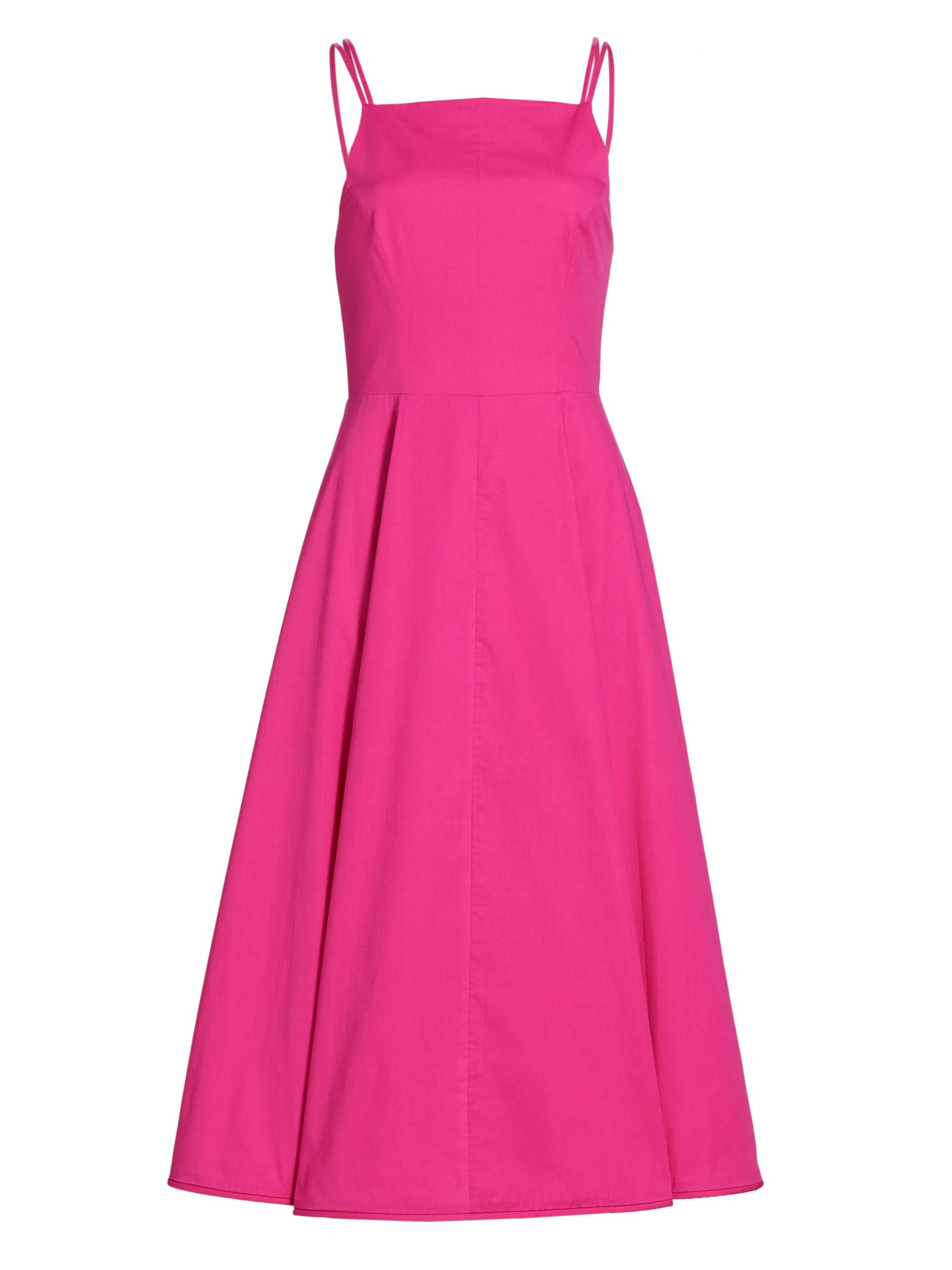 Sachin & Babi Women's Jacinta Stretch Cotton Poplin Fit & Flare Midi-Dress - Cerise