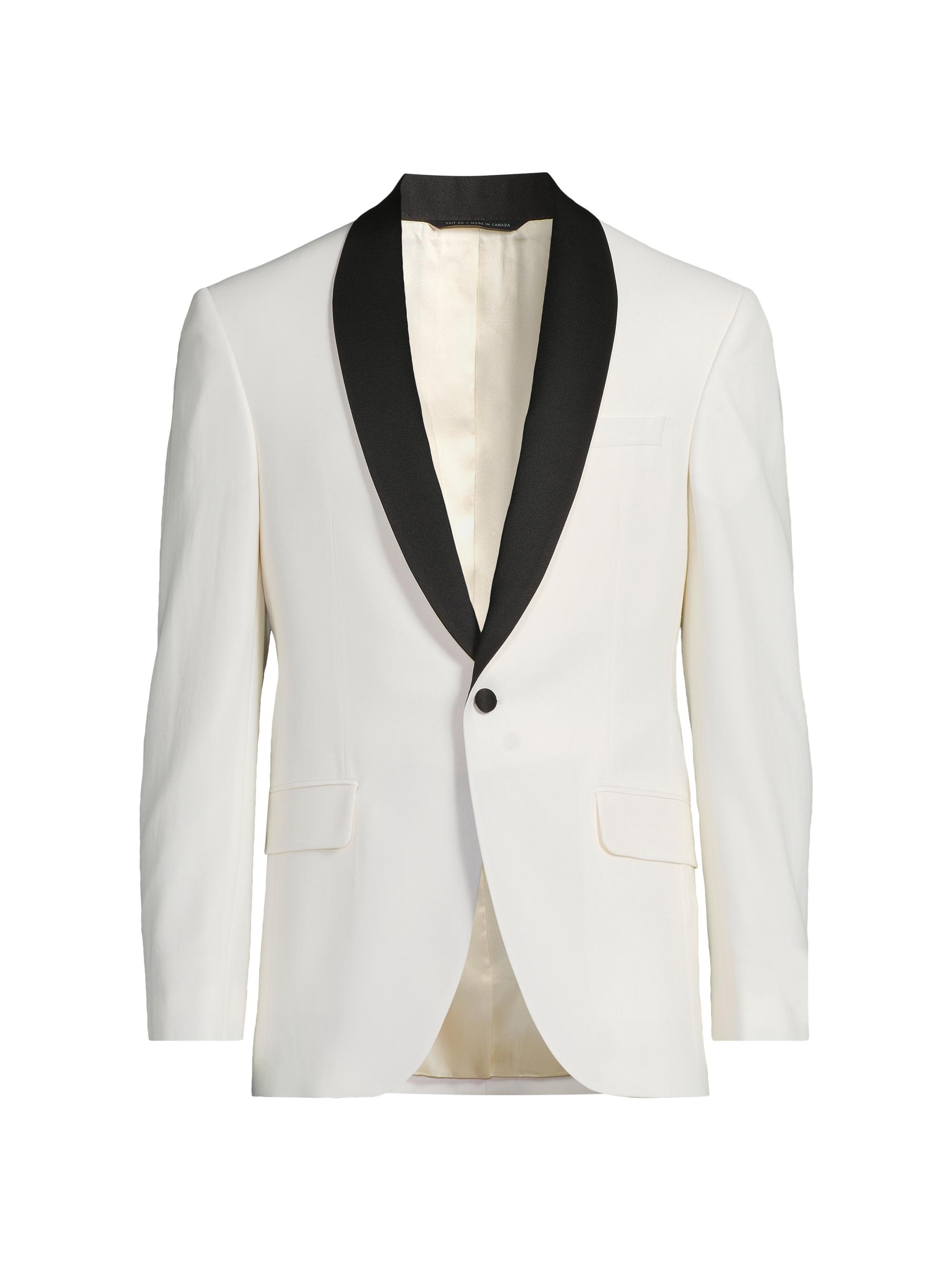 Ted Baker Men's Jess Wool One-Button Tuxedo Jacket - White
