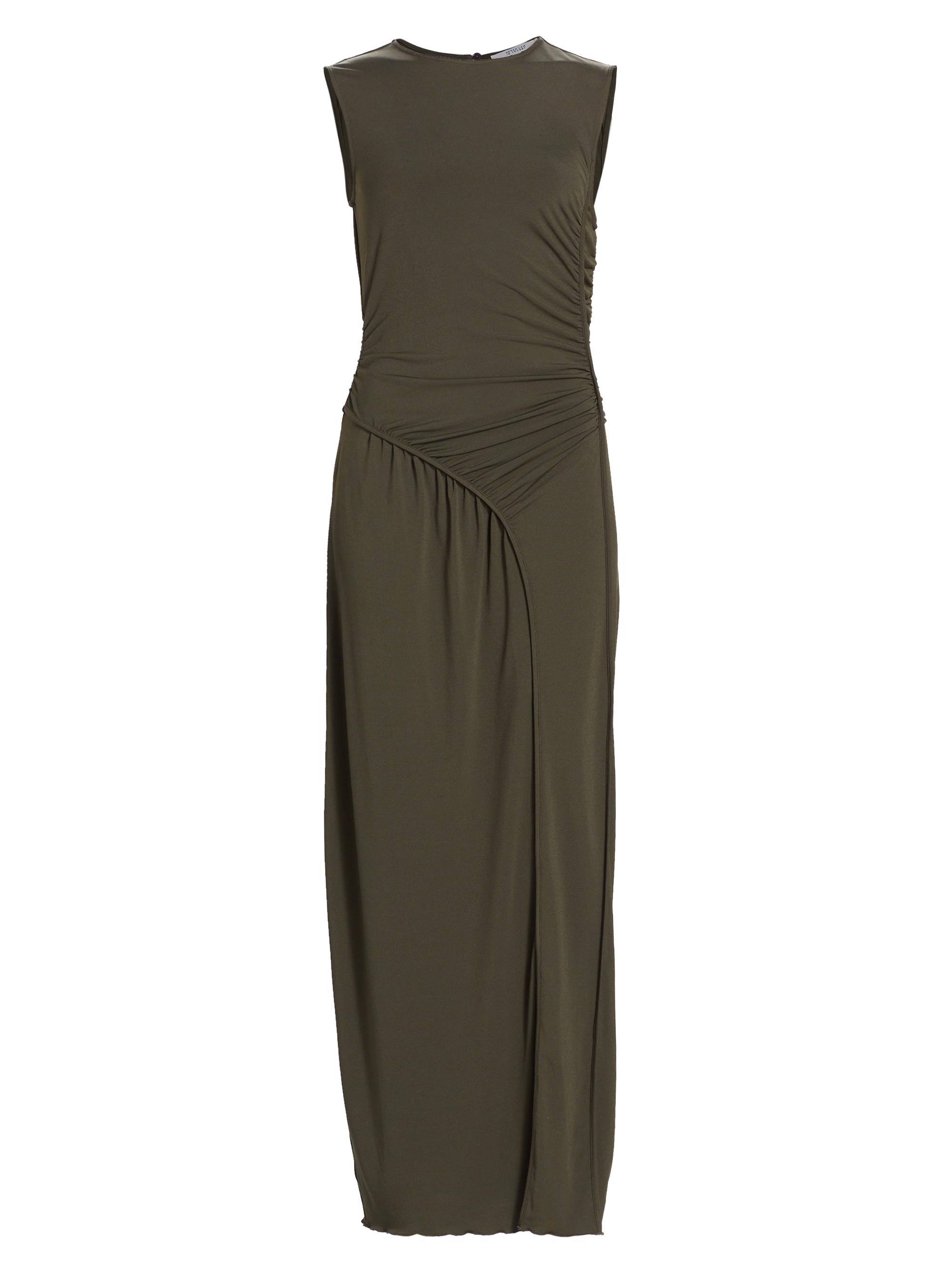 Derek Lam 10 Crosby Women's Kimberly Ruched Sleeveless Maxi Dress - Shiitake