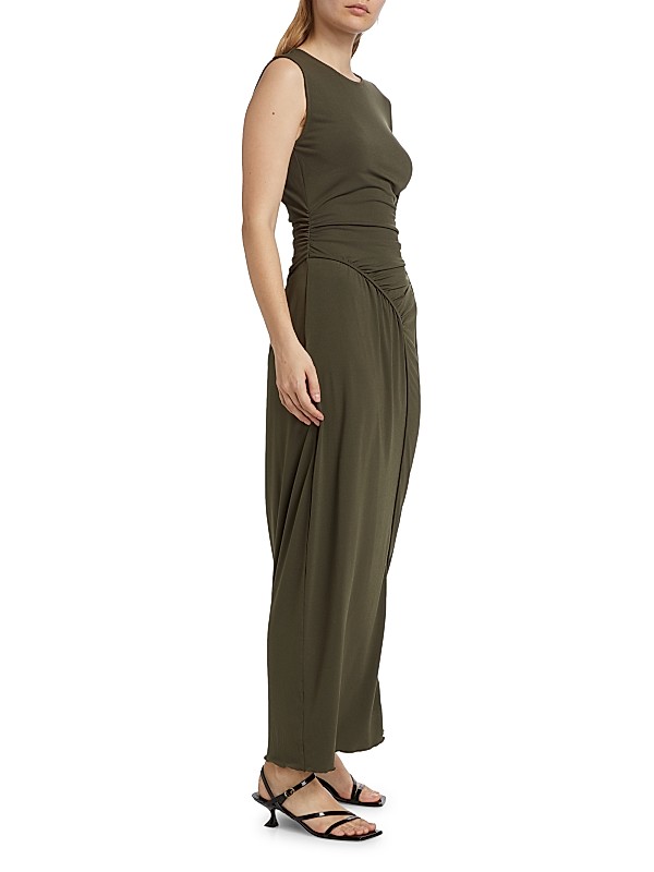 Shop Derek Lam 10 Crosby Kimberly Ruched Sleeveless Maxi Shop Derek Lam 10 Crosby Kimberly Ruched Sleeveless Maxi