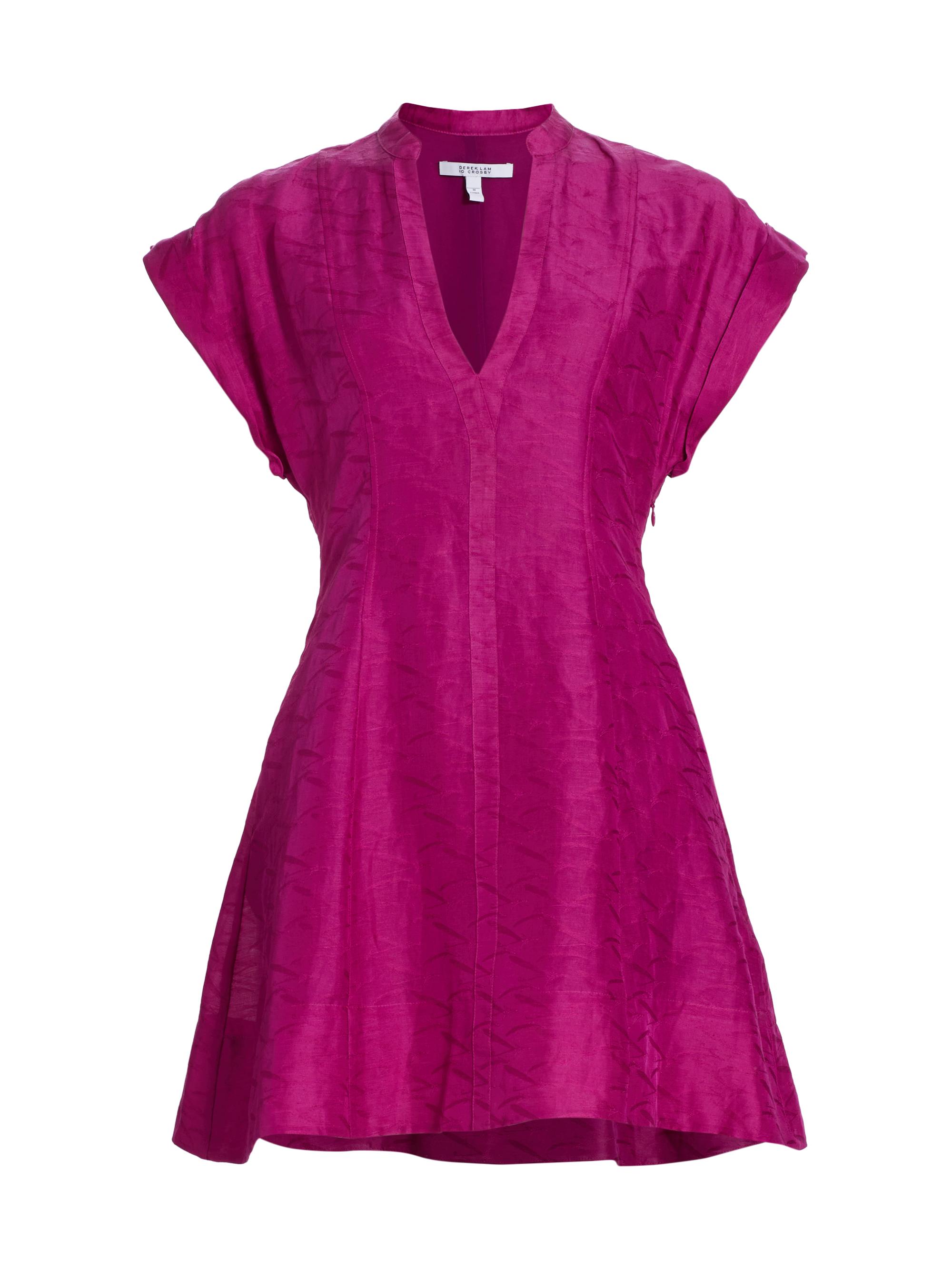 極美品⭐︎ デラロミラノ Tersicore GL stina Derek Lam 10 Crosby Christina Short-Sleeve Minidress | Saks Fifth