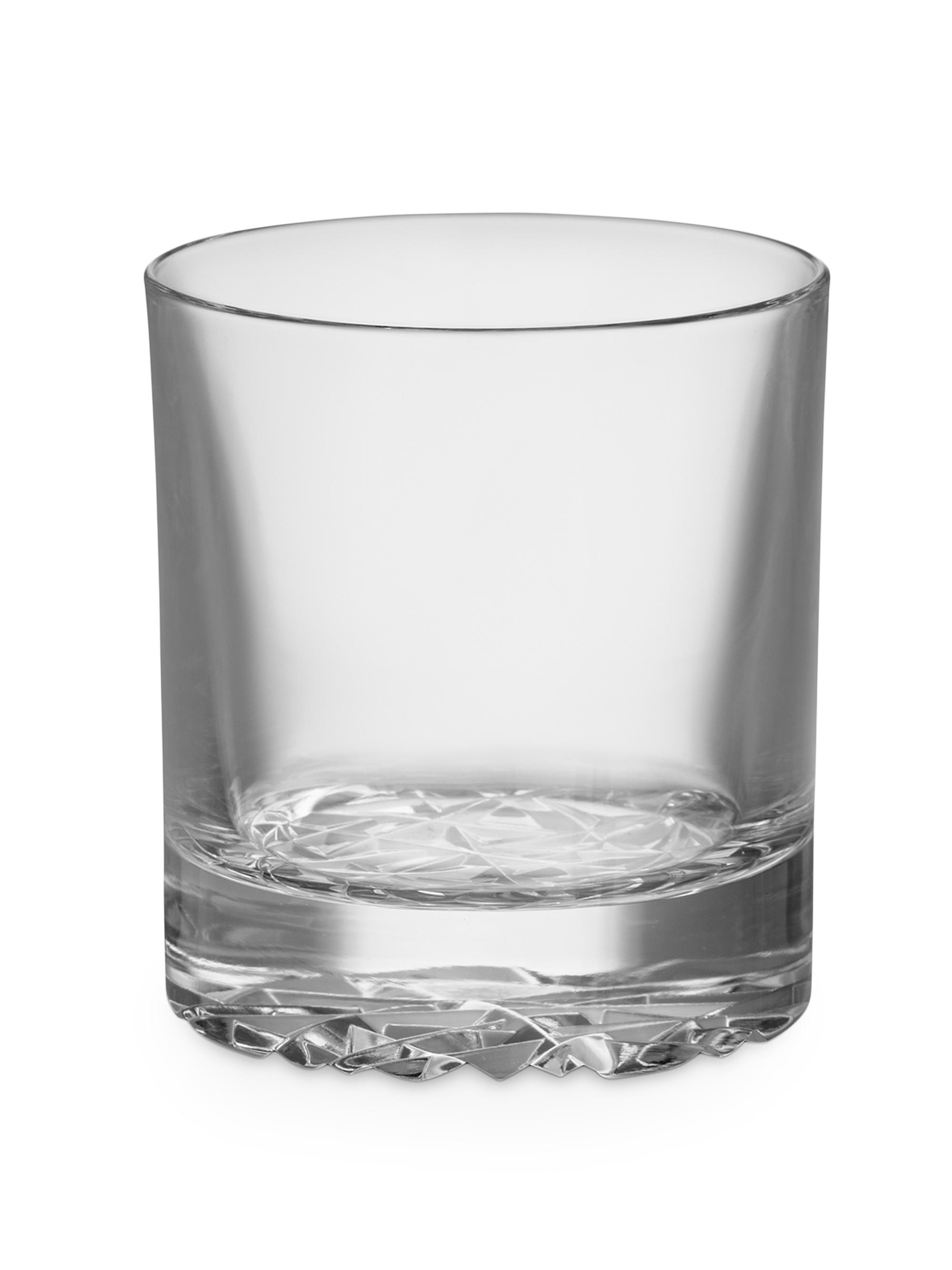 Orrefors Carat 4-Piece Double Old-Fashioned Glass Set - Clear