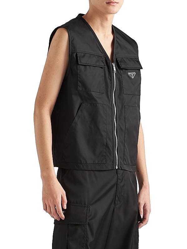 Shop Prada Re-Nylon Vest | Saks Fifth Avenue Shop Prada Re-Nylon Vest | Saks Fifth Avenue