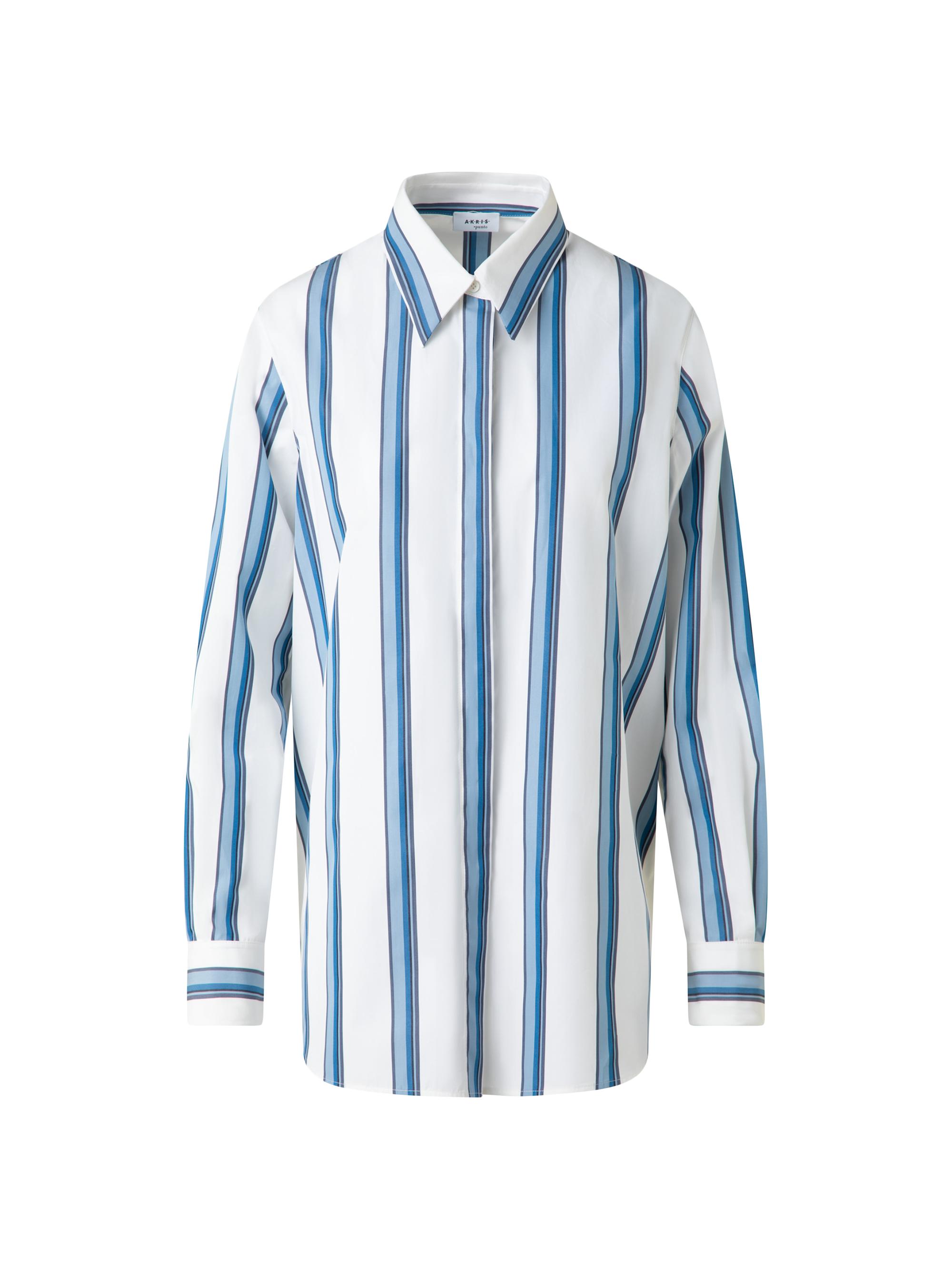 Akris punto Women's Stripe Longline Shirt
