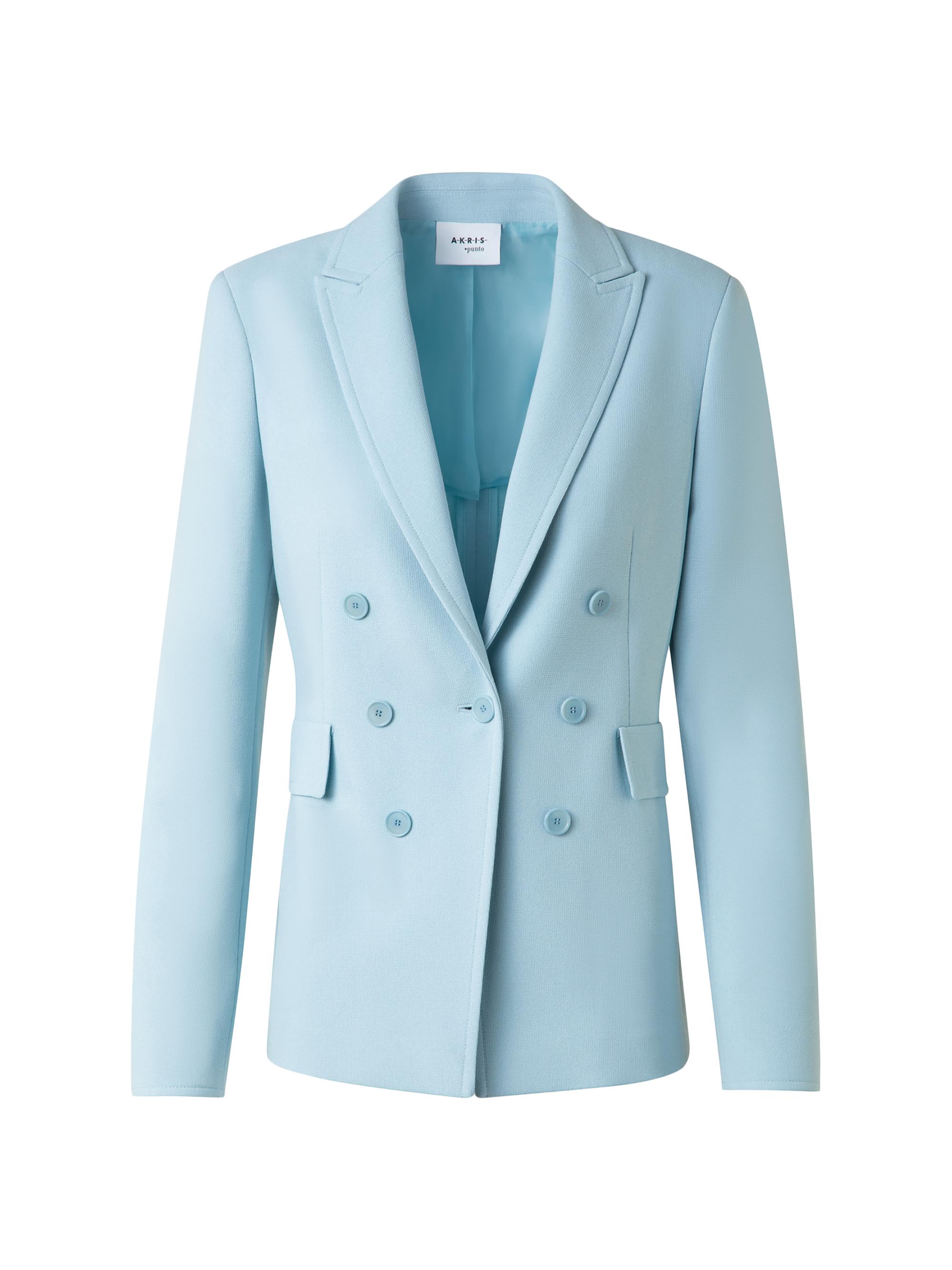 Akris punto Stretch Denim Tailored Jacket | Saks Fifth Avenue