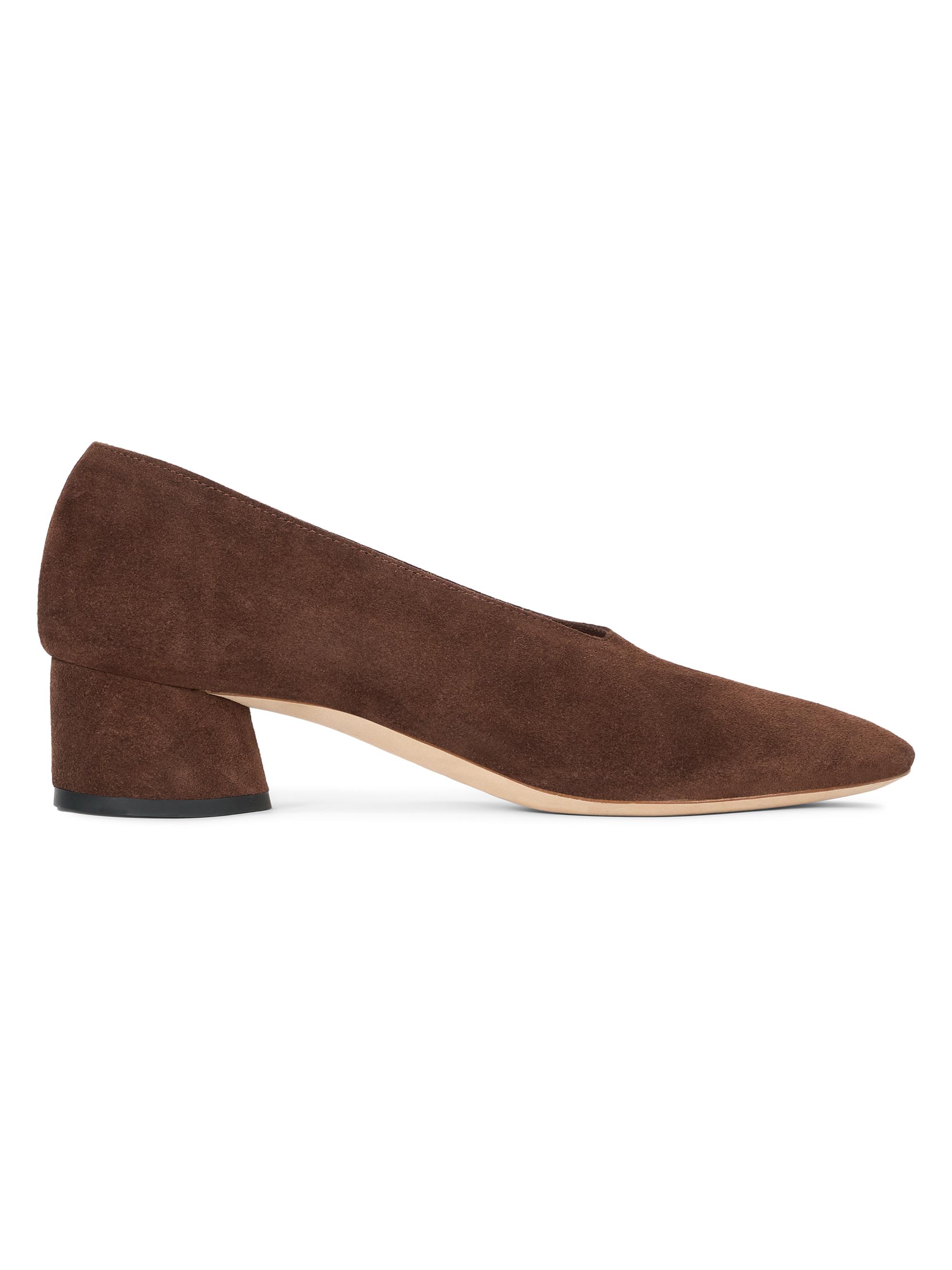 Staud Women's Alba 35MM Suede Pumps - Mahogany