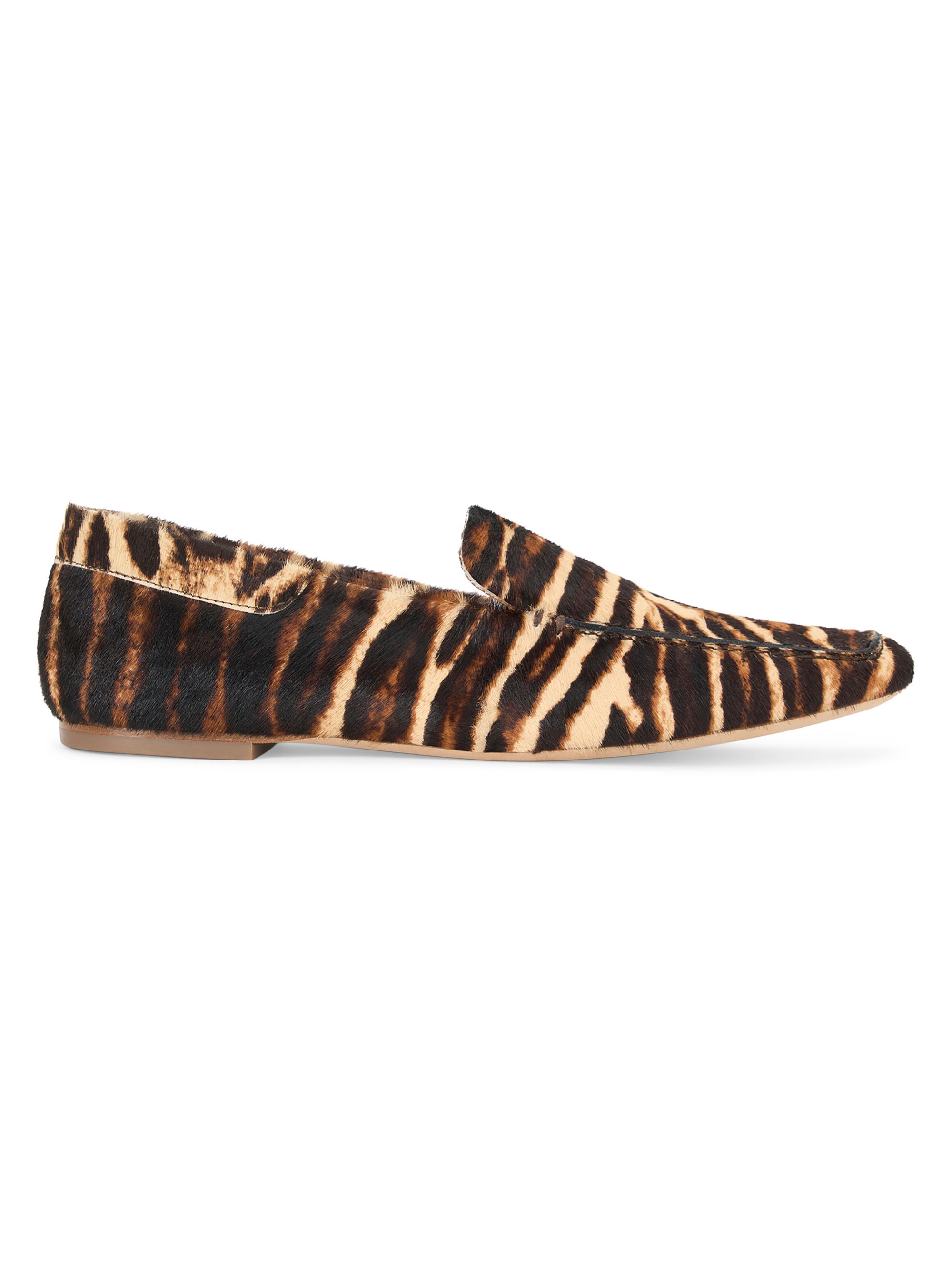 Staud Women's Becks Leopard Calf Hair Loafers - Lady Leopard