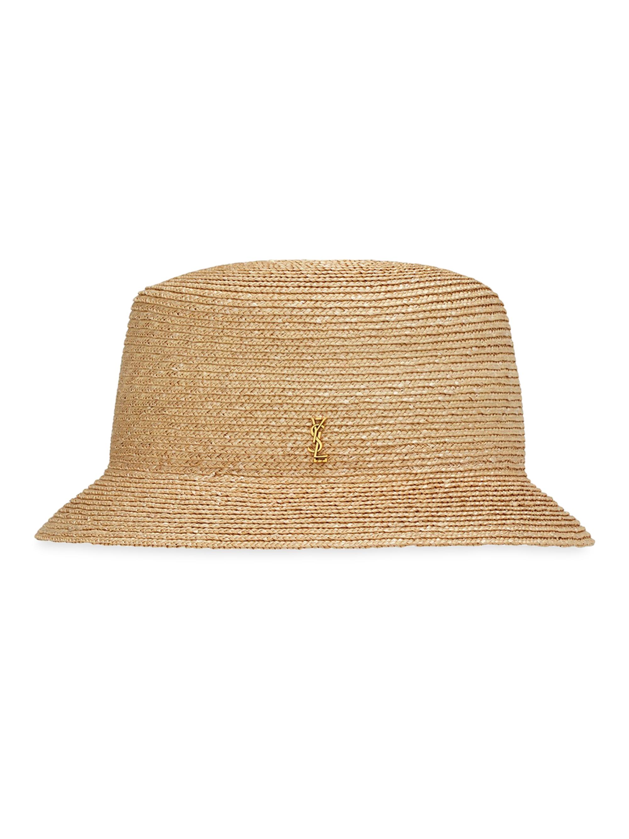 Saint Laurent Maglina Straw Bucket Hat | Saks Fifth Avenue