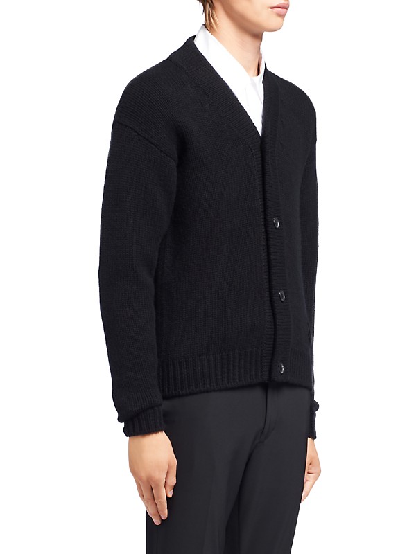Shop Prada Cashmere Knit Cardigan | Saks Fifth Avenue Shop Prada Cashmere Knit Cardigan | Saks Fifth Avenue