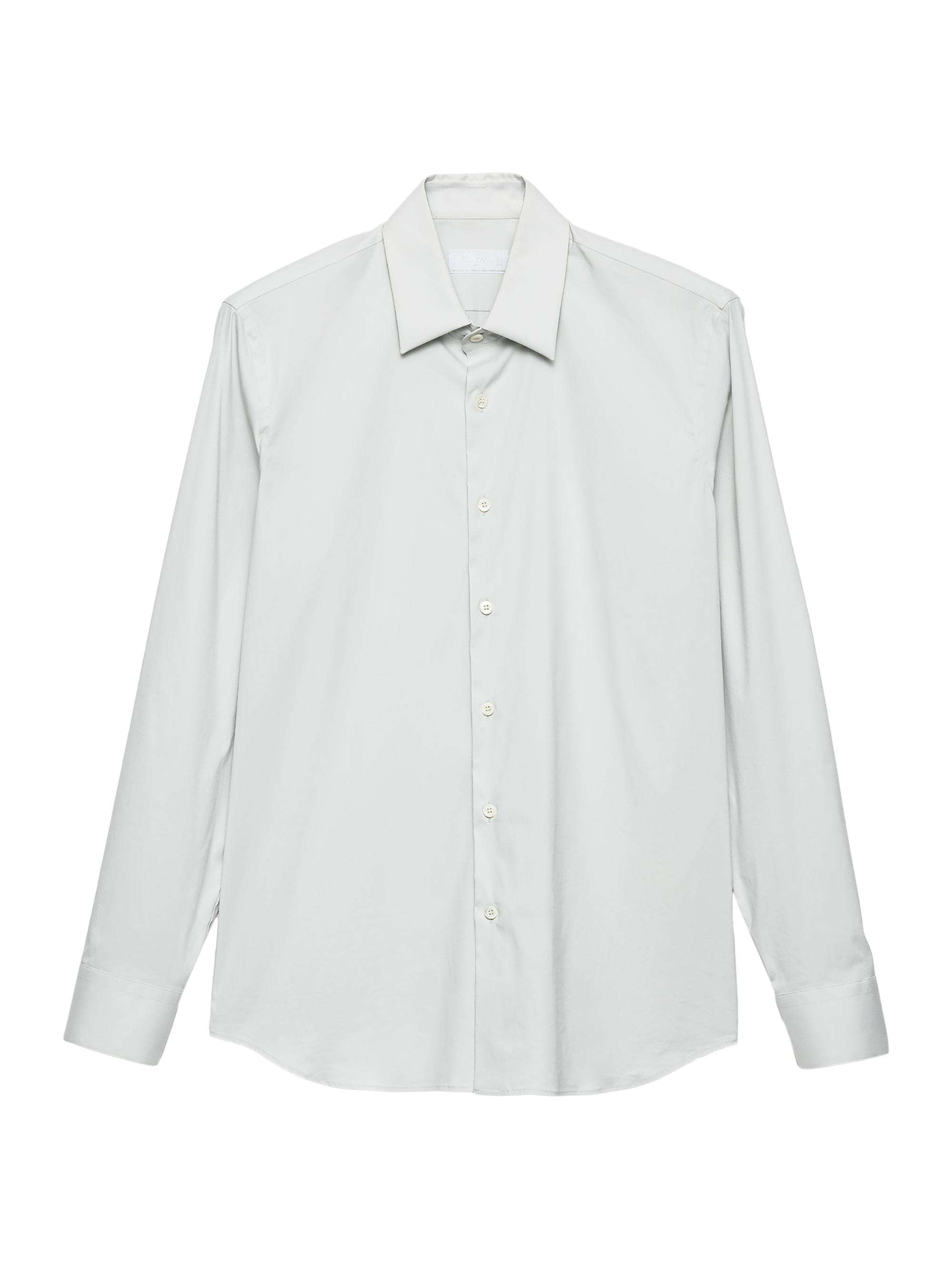 Prada Men's Stretch Cotton Shirt - Off White