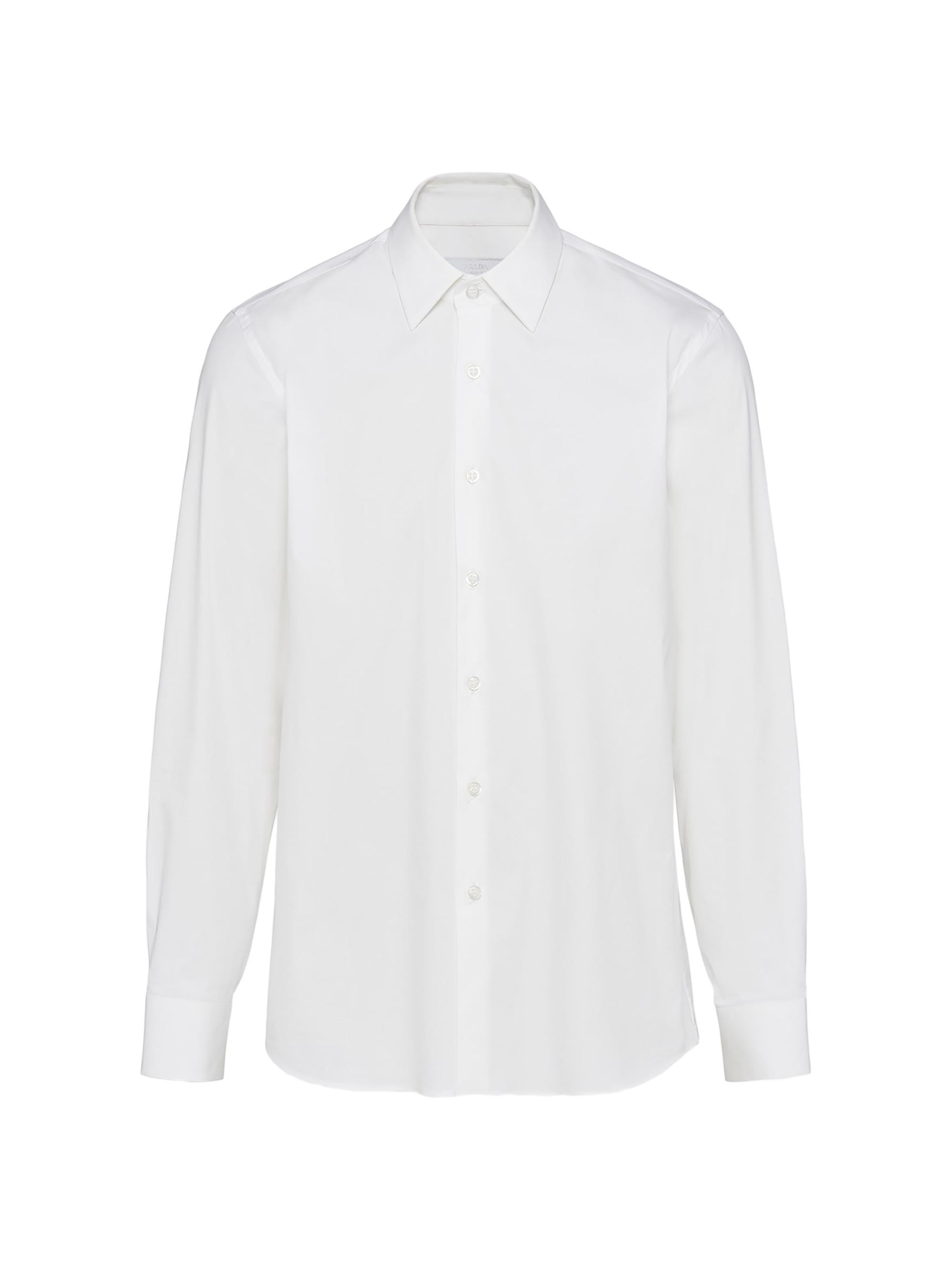 Prada Men's Stretch Cotton Shirt - White