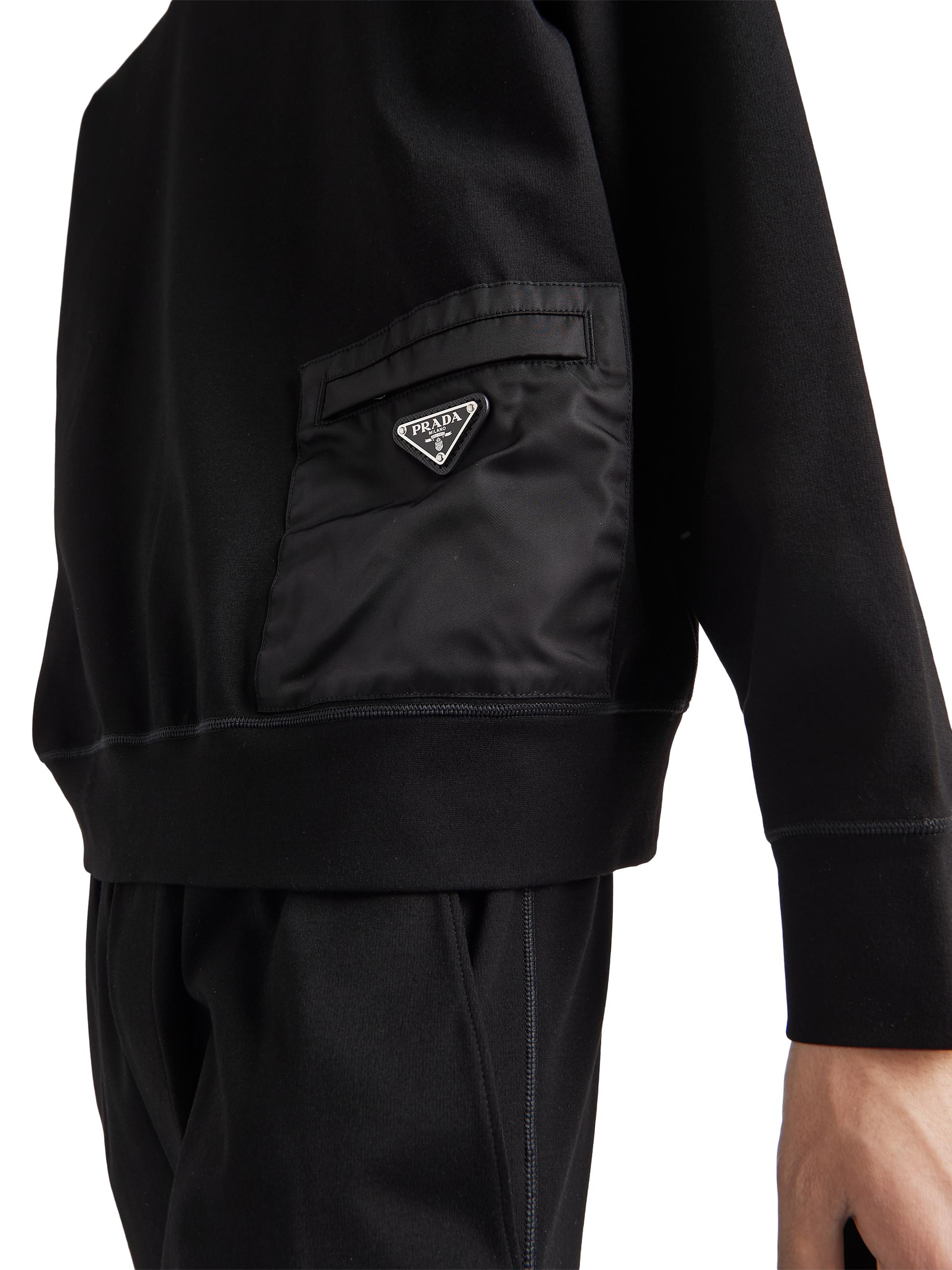 Prada Technical Fabric Sweatshirt | Saks Fifth Avenue