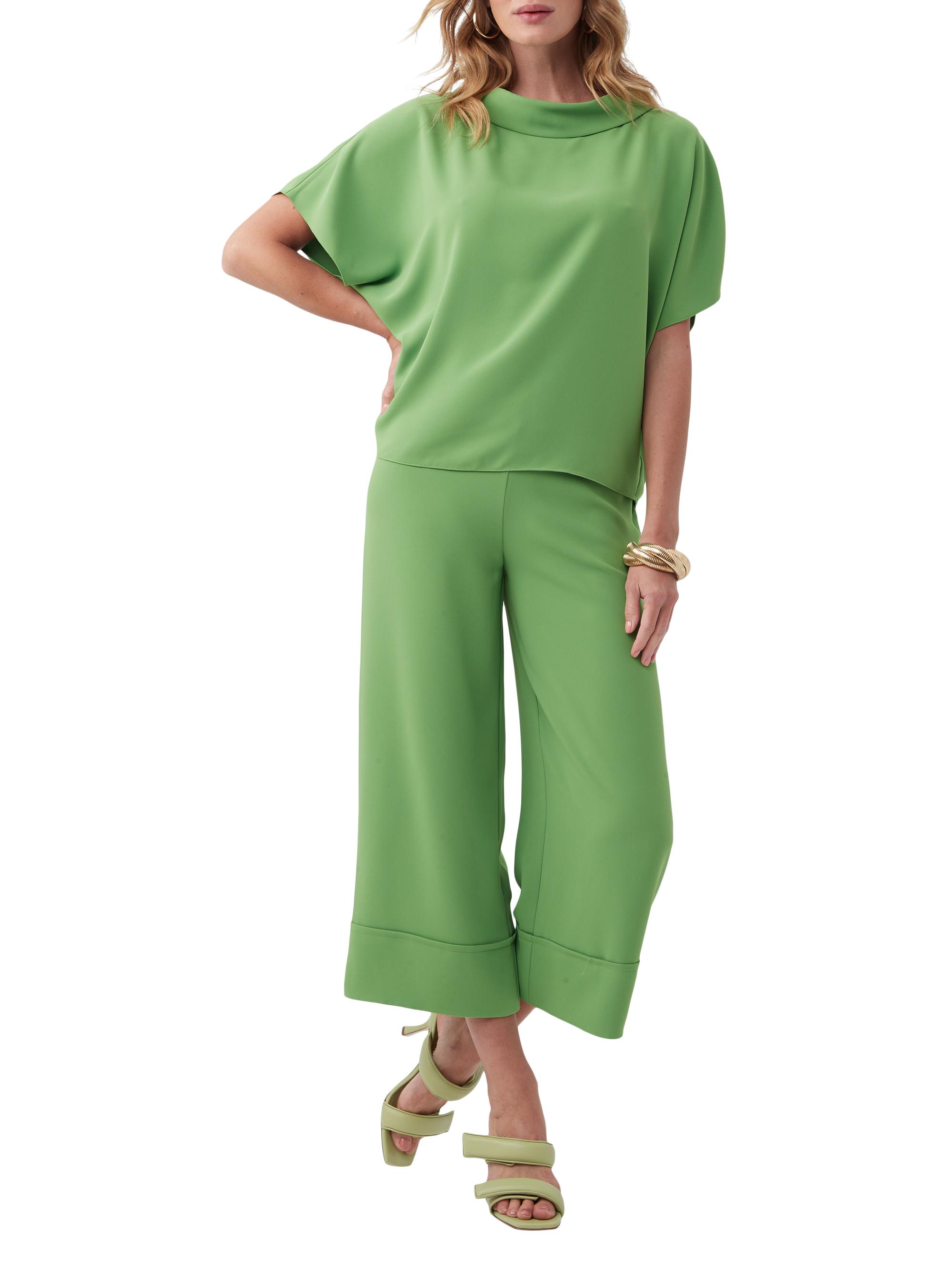 Trina Turk Honeysuckle Rolled Boatneck Top | Saks Fifth Avenue