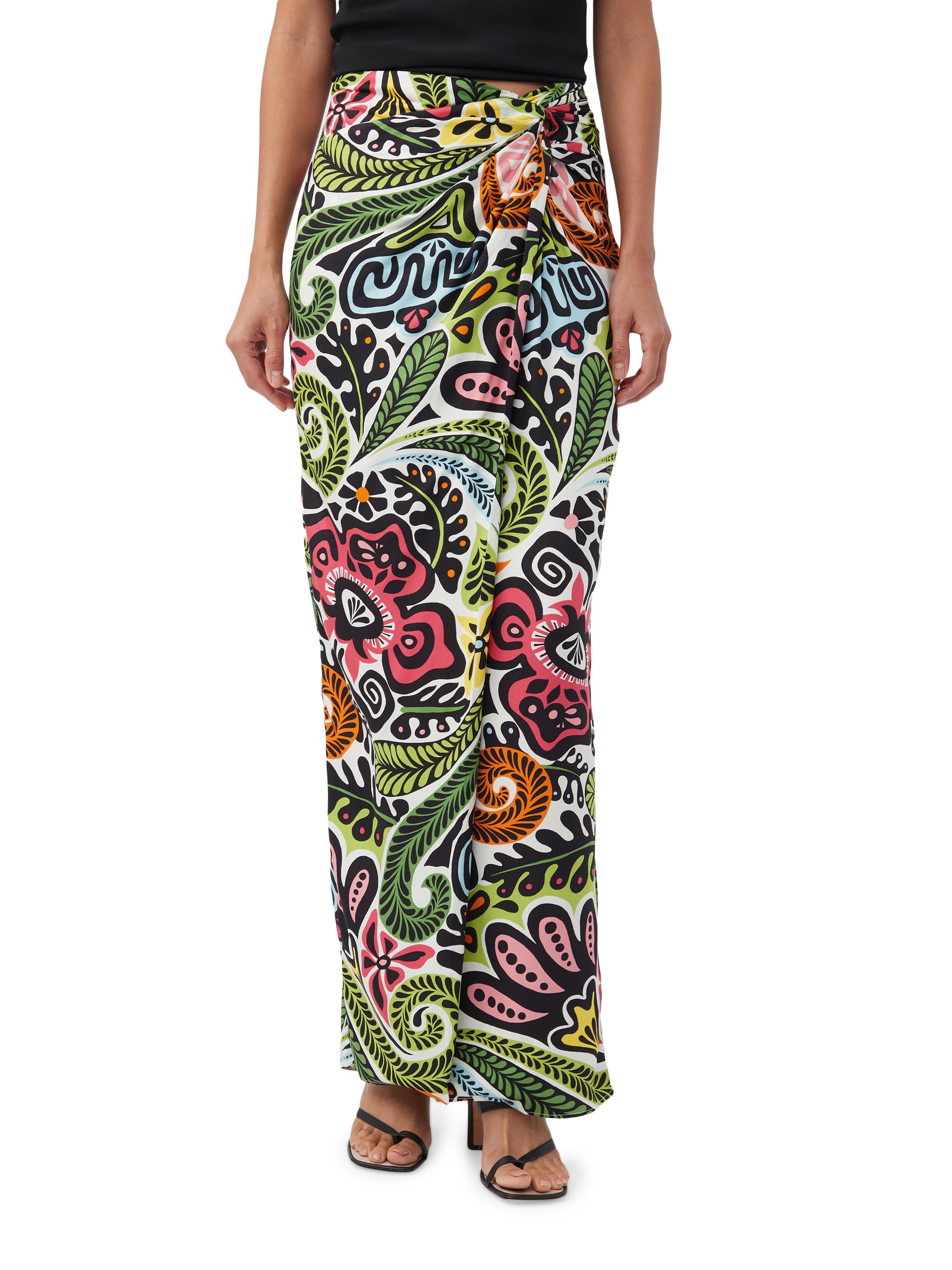 Trina Turk Women's Alodia Tropical Wrap Skirt