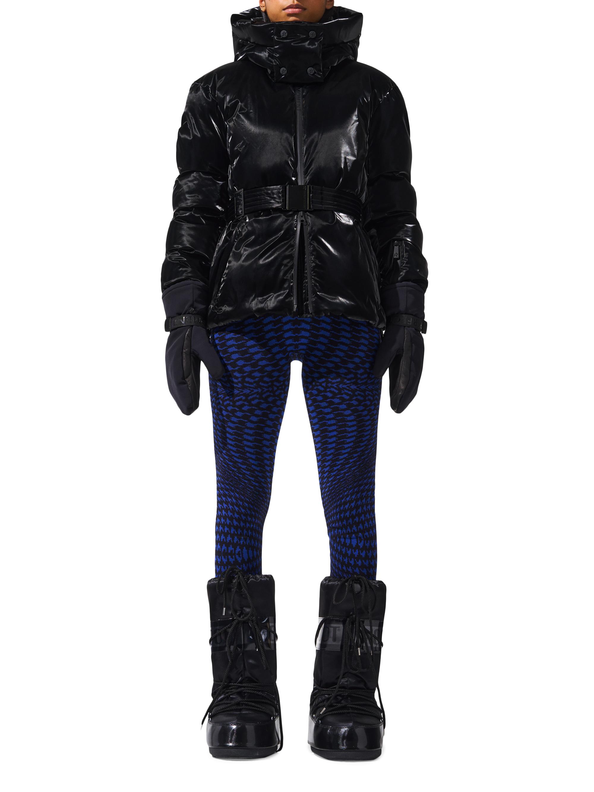 Perfect Moment Women's Candice Down Belted Ski Parka - Liquid Black