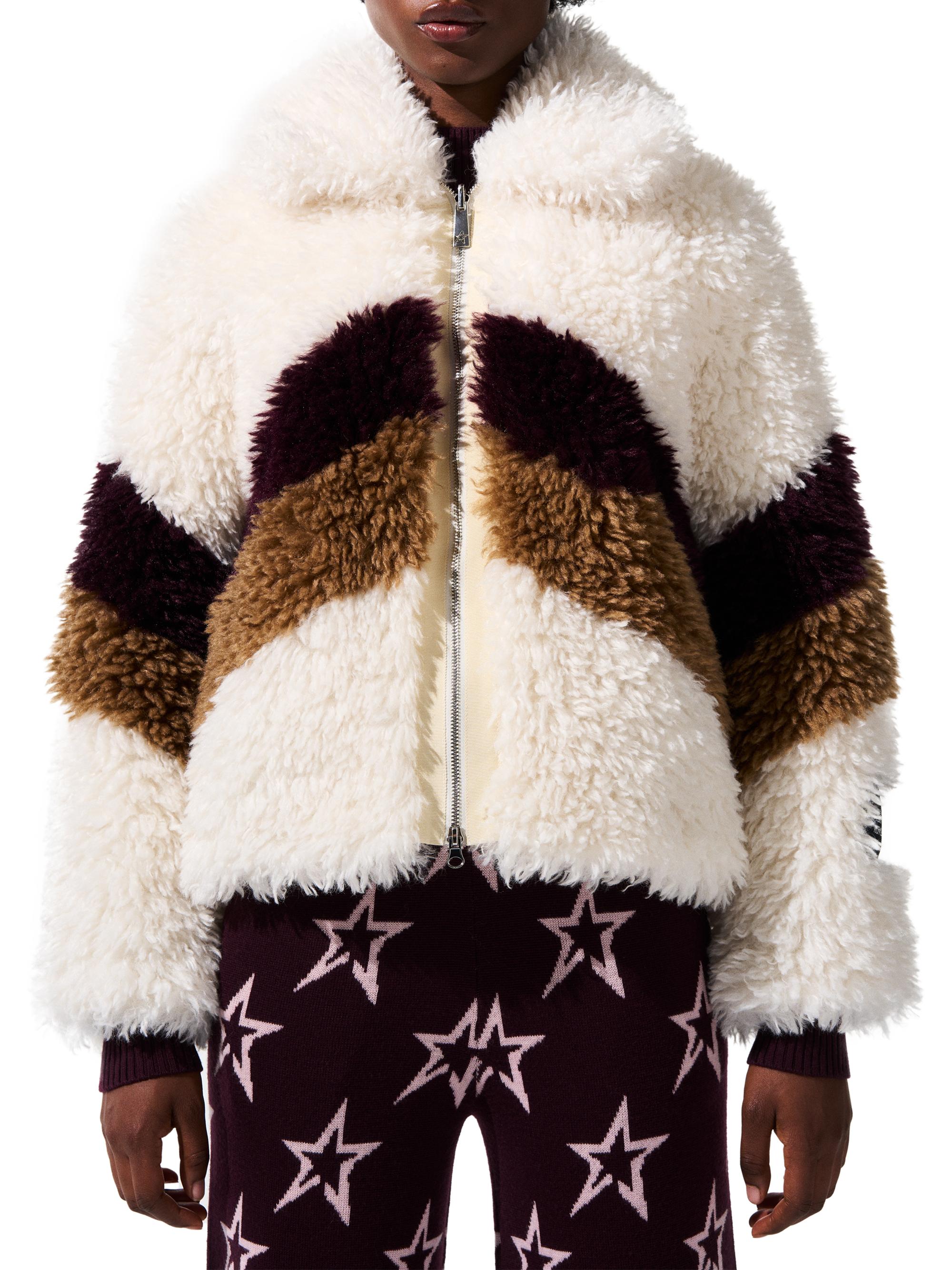Perfect Moment Luna Faux-Shearling Reversible Zip-Front