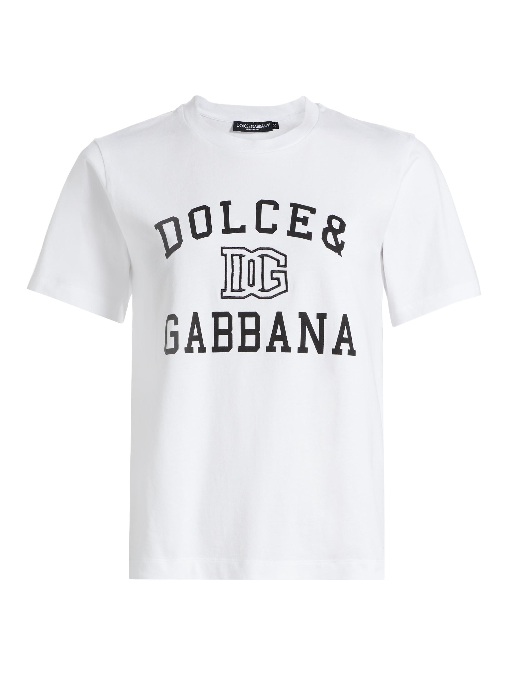 Dolce & Gabbana Women's Logo Crewneck T-Shirt - Optical White