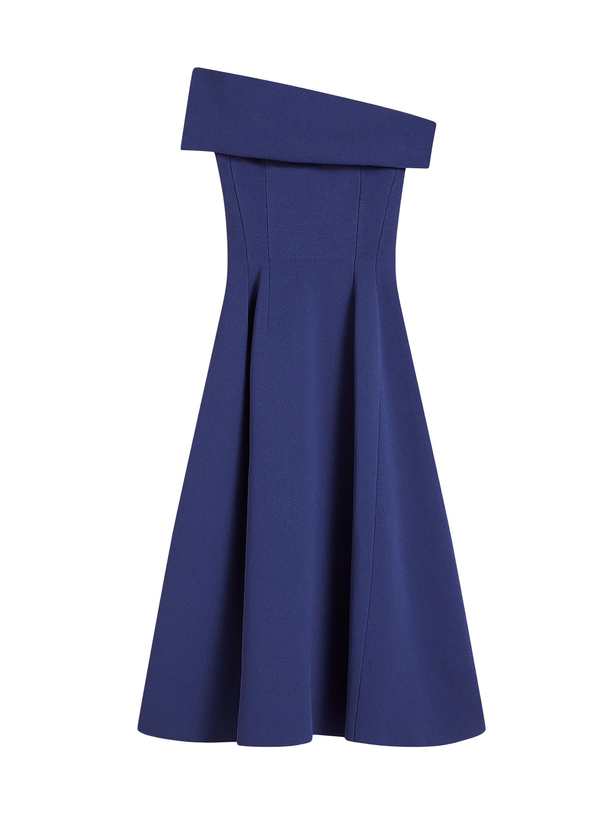 Scanlan Theodore Off-The-Shoulder Crepe Knit Midi Dress | Saks