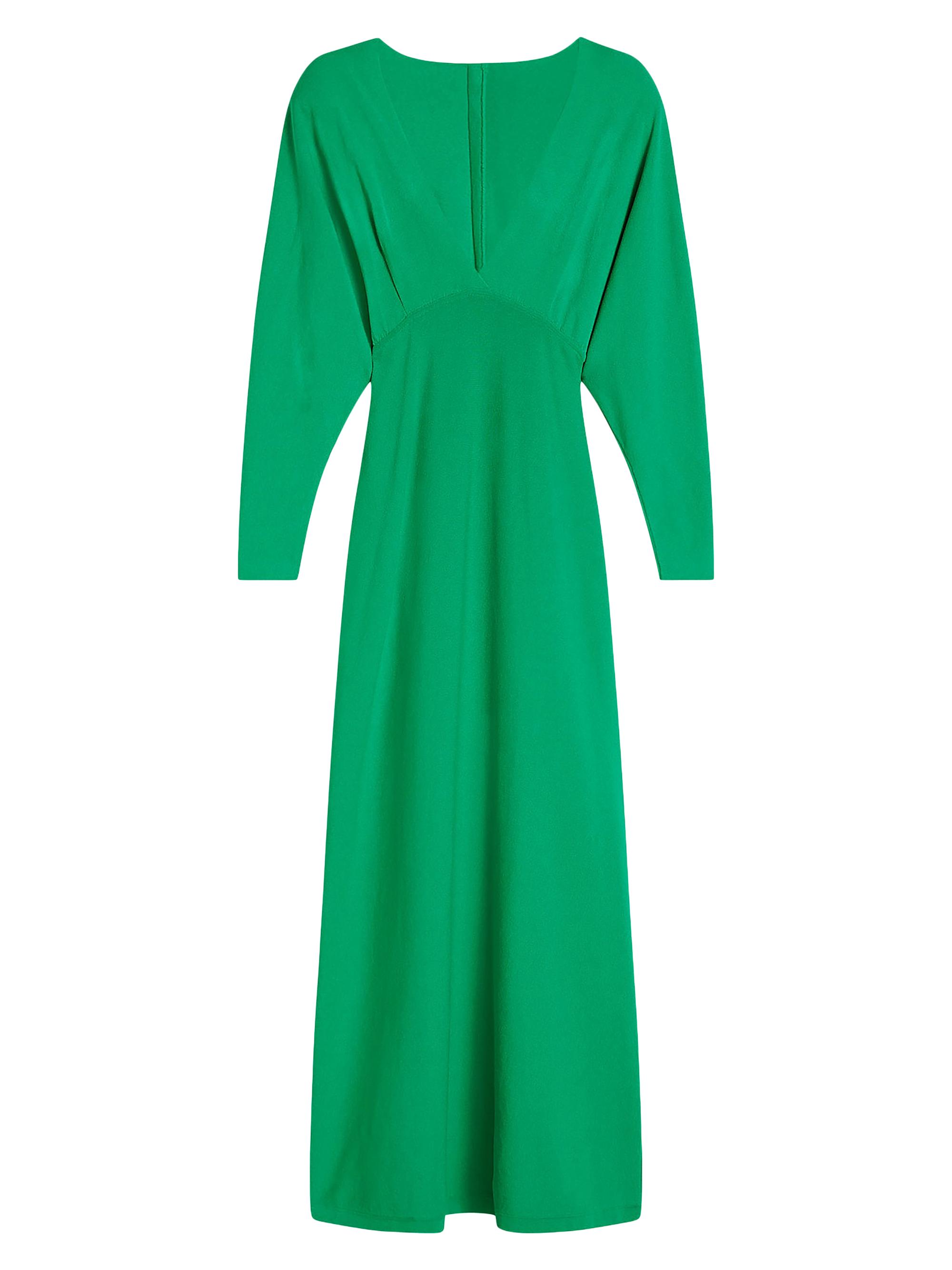 Scanlan Theodore Women's Crepe Long-Sleeve Gown - Green