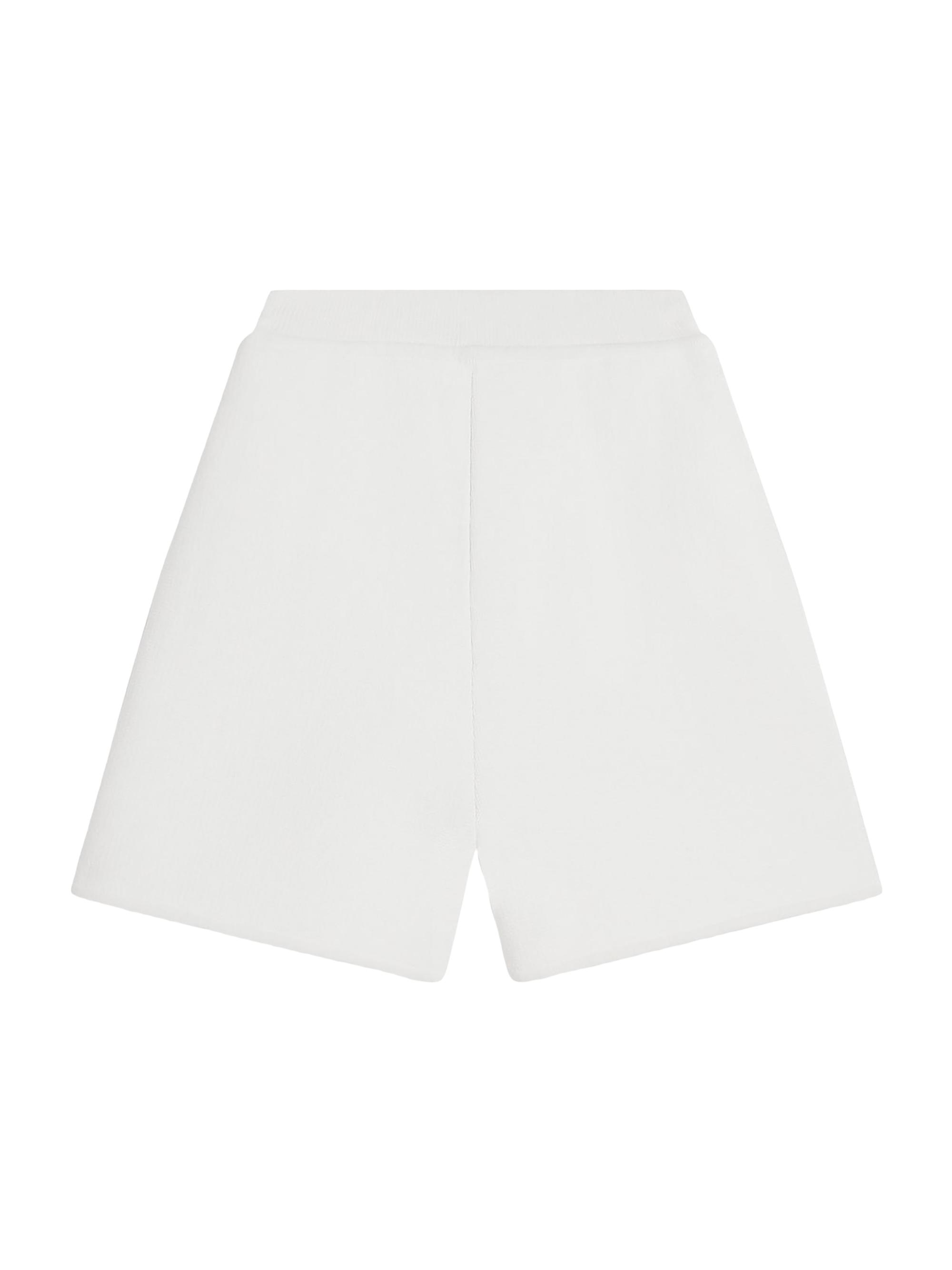 Scanlan Theodore Women's Crepe High-Rise Slim-Fit Shorts - Cream