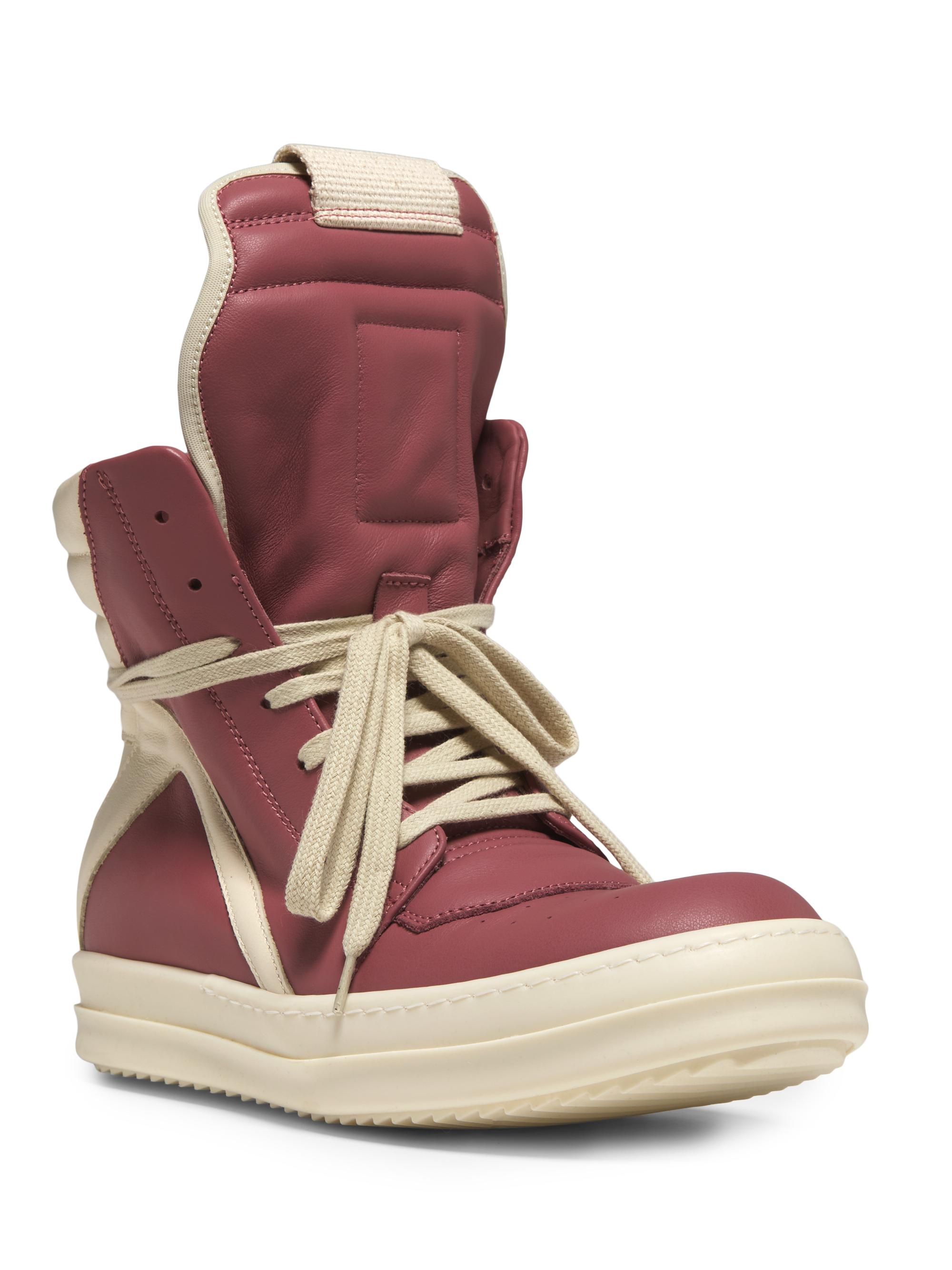 Rick Owens Geobasket Leather High-Top Sneakers | Saks Fifth Avenue