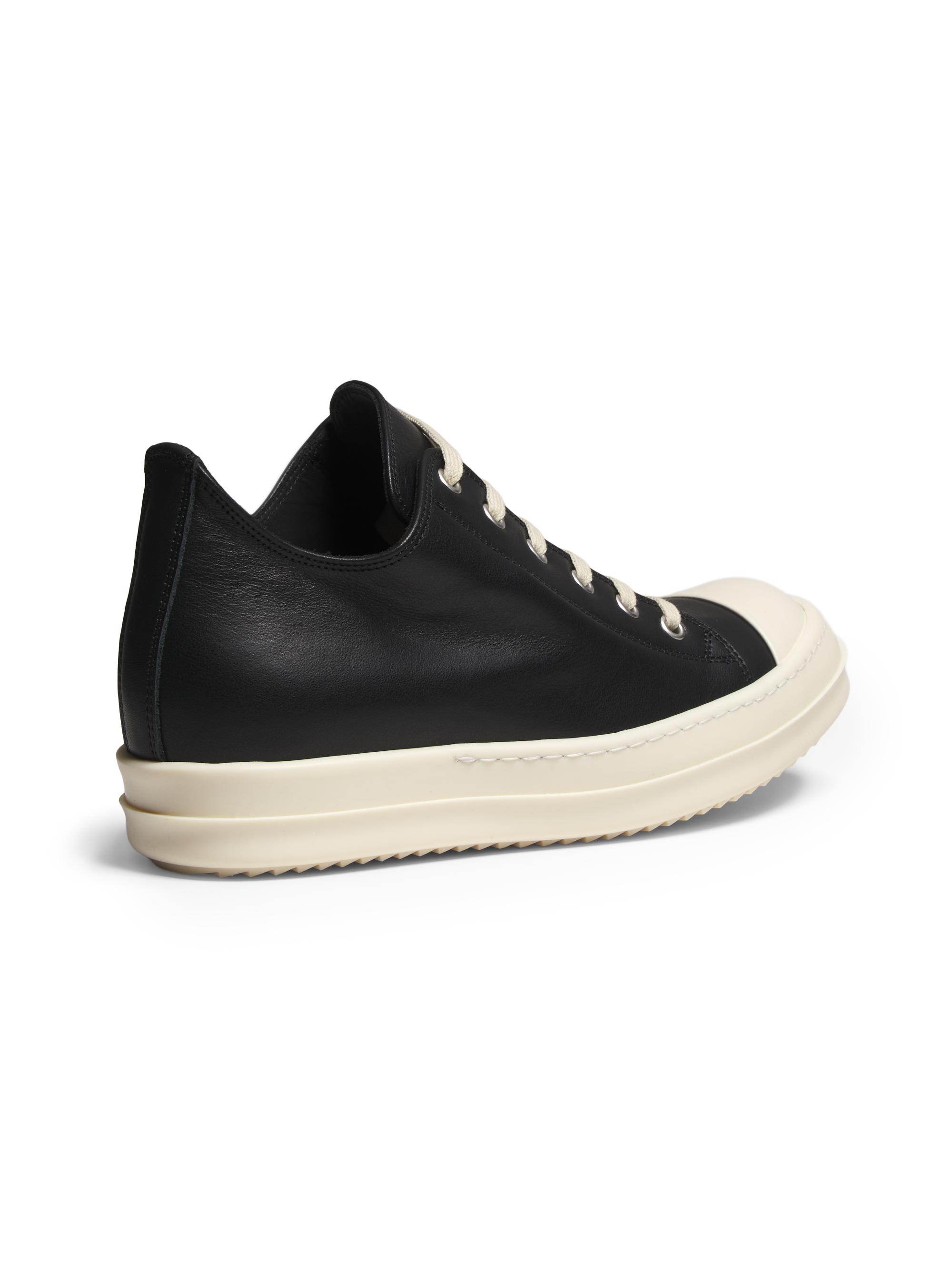 Rick Owens Leather Low-Top Sneakers | Saks Fifth Avenue